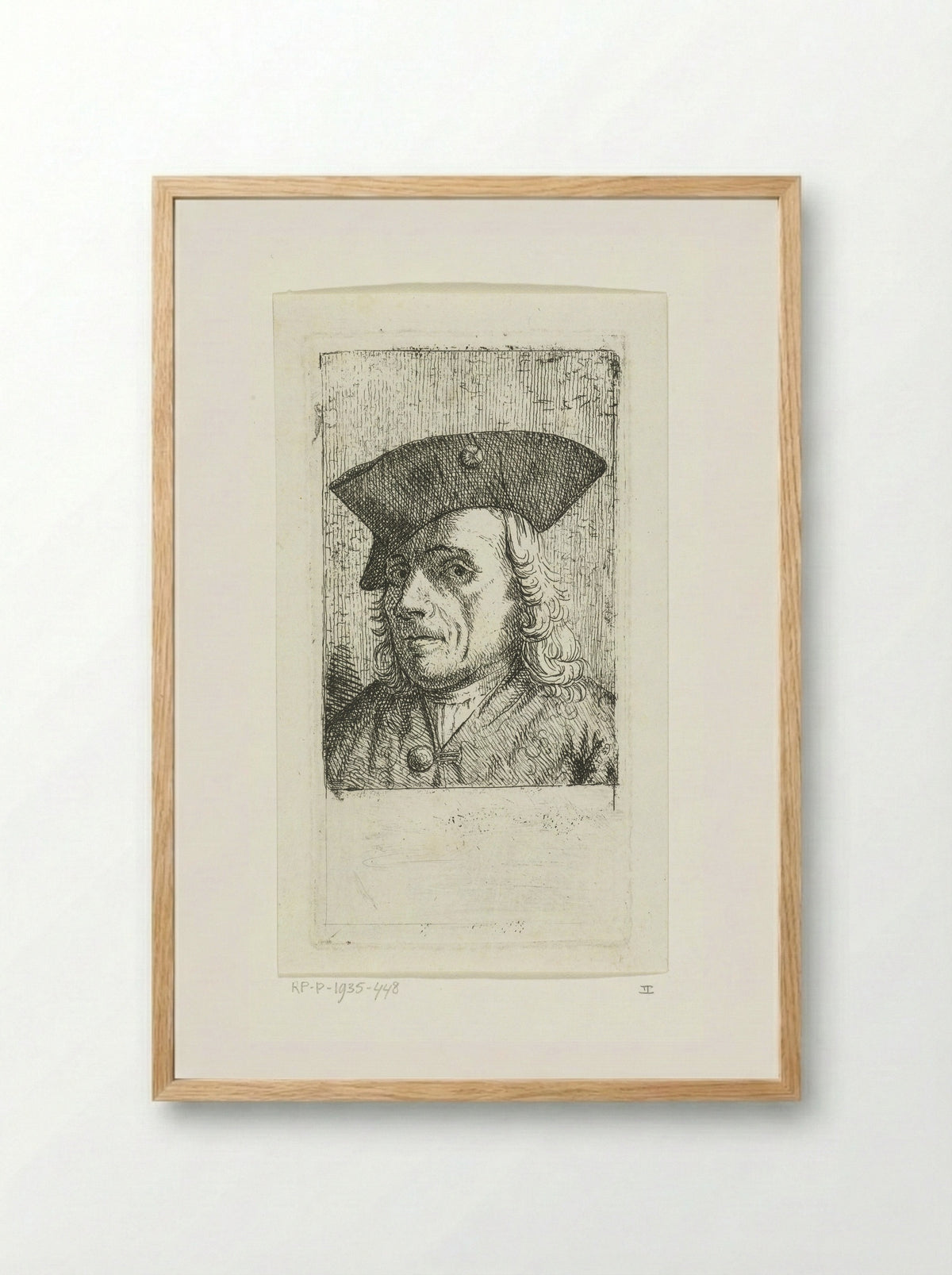 Self-Portrait - Cornelis van den Berg - Framed Print Wood