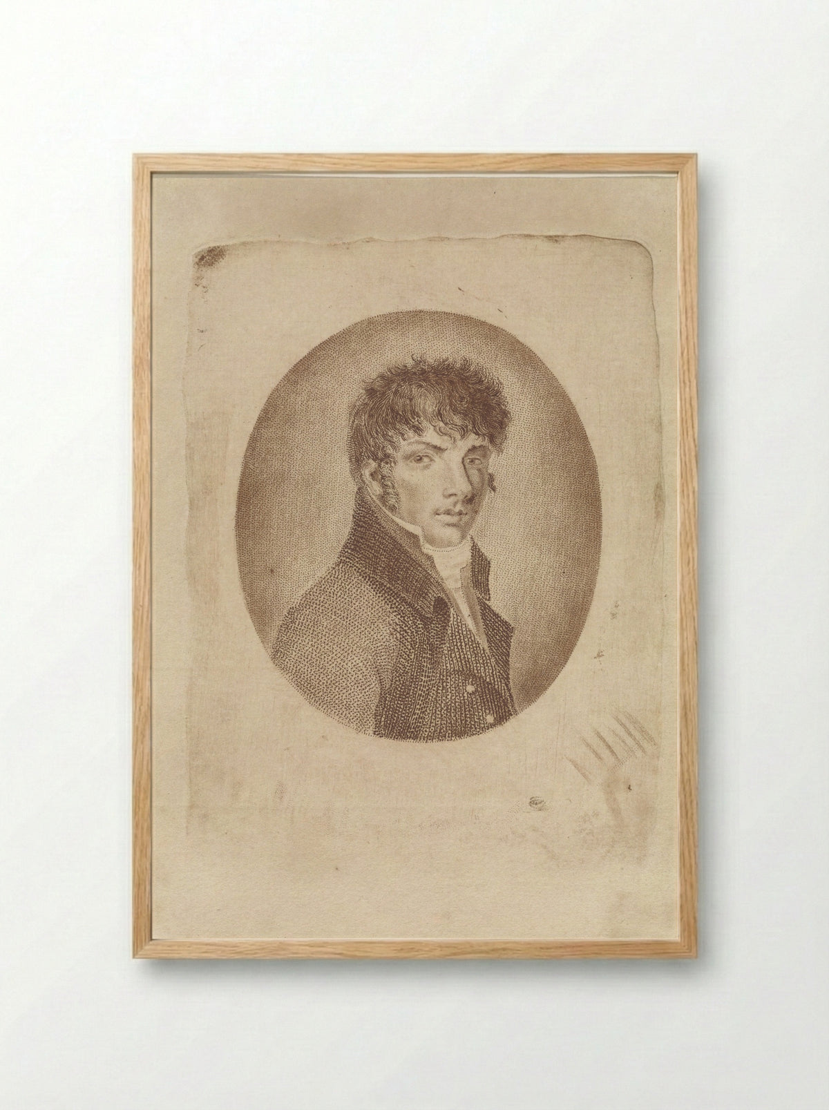 Self-Portrait - Dirk van der Toorn - Framed Print Wood
