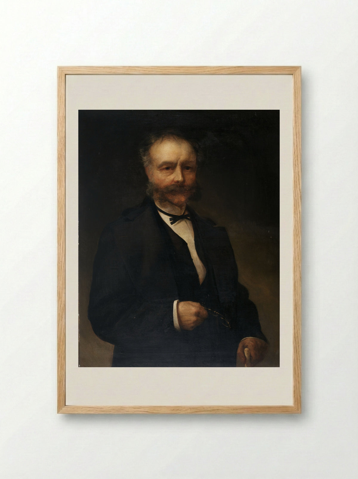 Self-Portrait - Henri Dillens - Framed Print Wood