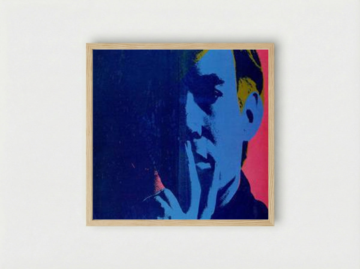 Self-Portrait - Andy Warhol - Framed Print Wood