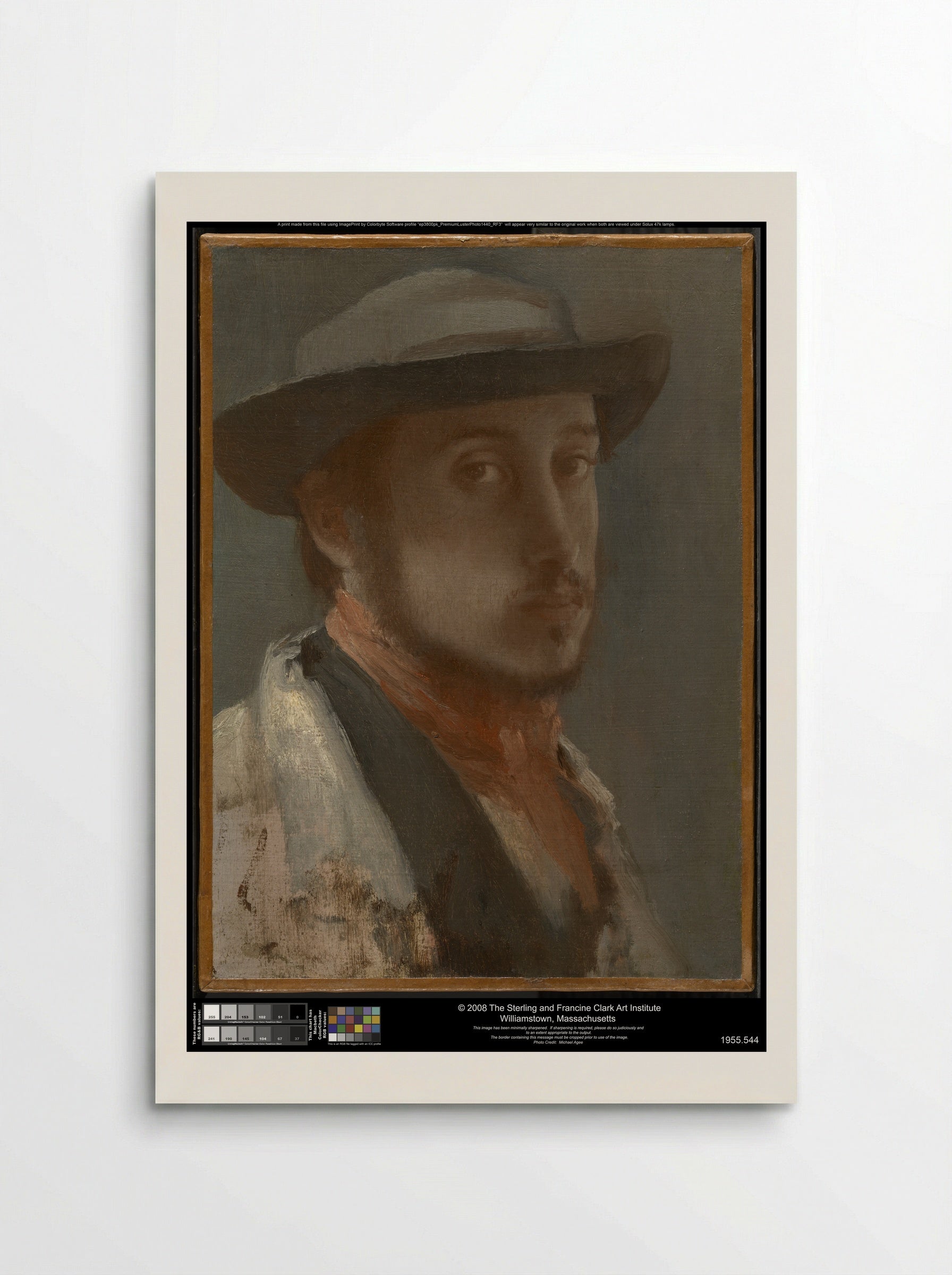 Self-Portrait - Edgar Degas - Poster