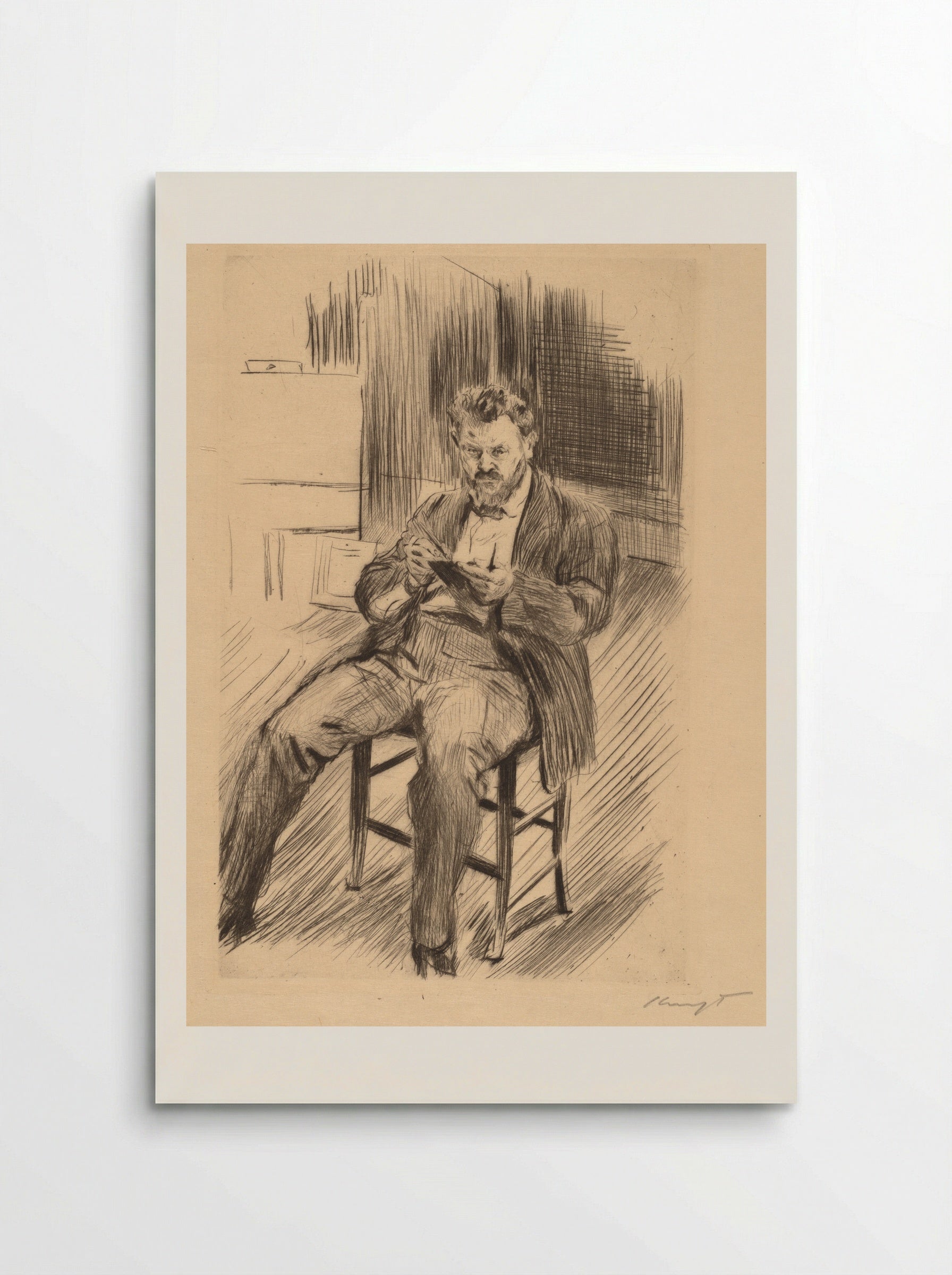 Self-Portrait - Max Slevogt - Poster