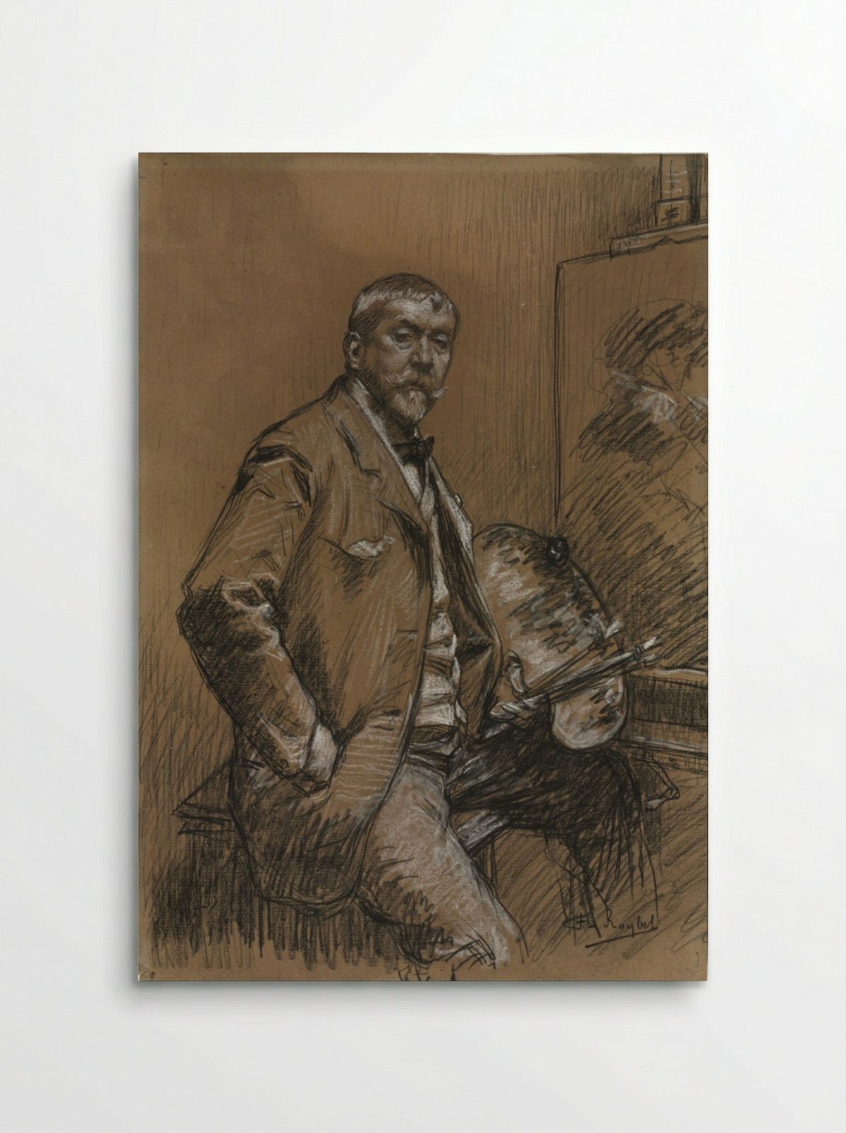 Self-Portrait - Ferdinand Roybet - Poster