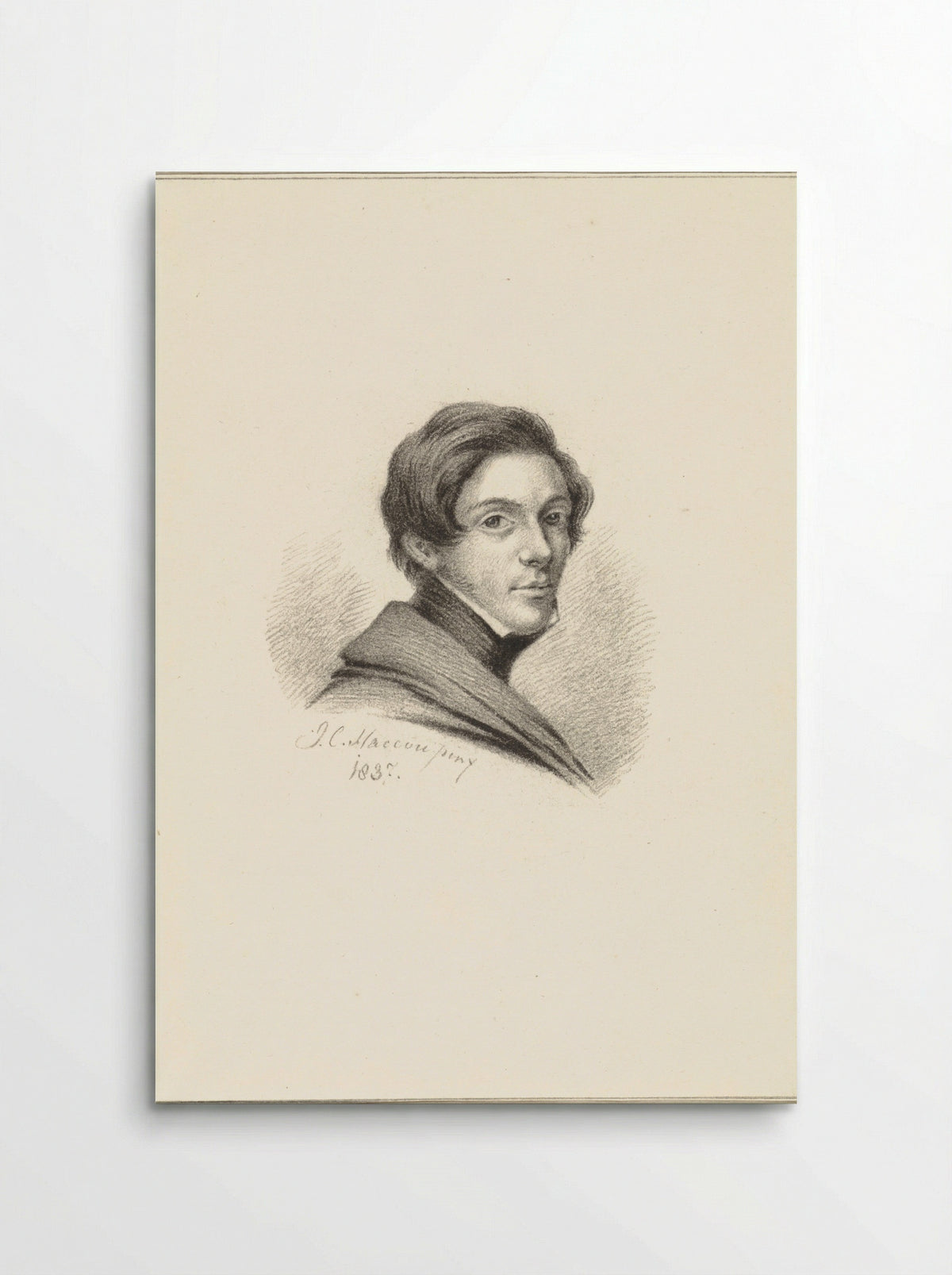 Self-Portrait - Johannes Cornelis Haccou - Poster