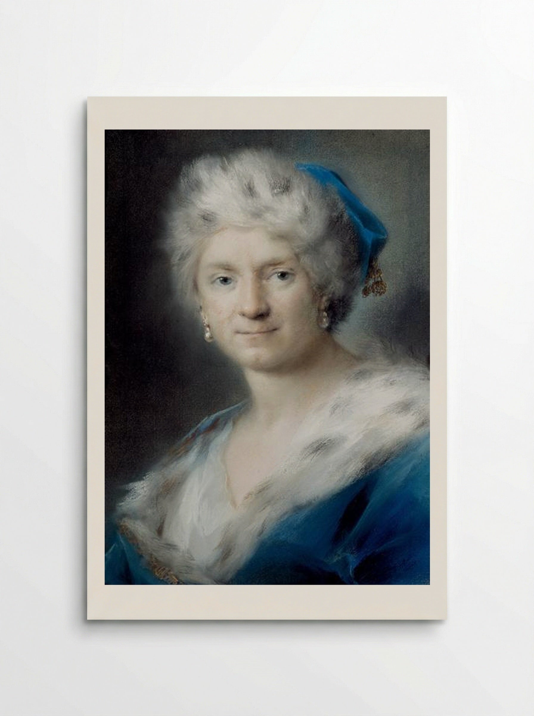 Self-portrait as Winter - Rosalba Carriera - Poster