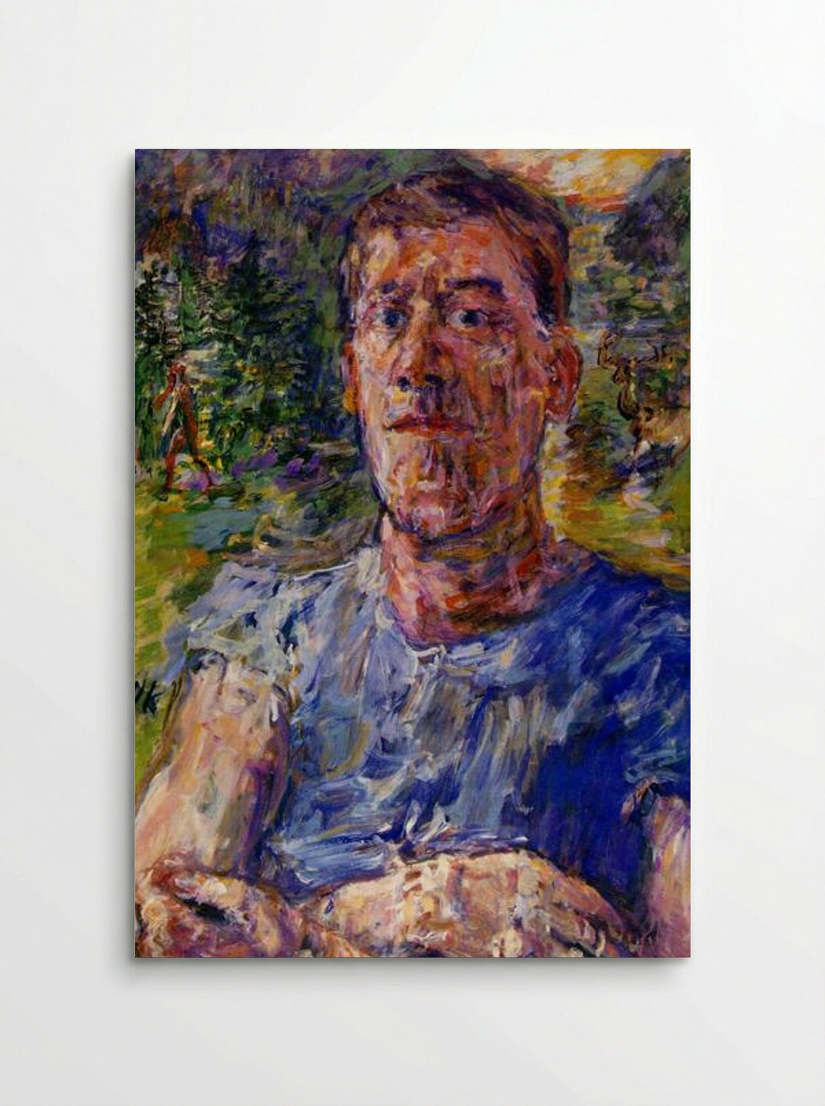 Self-portrait of a 'Degenerate Artist' - Oskar Kokoschka - Poster