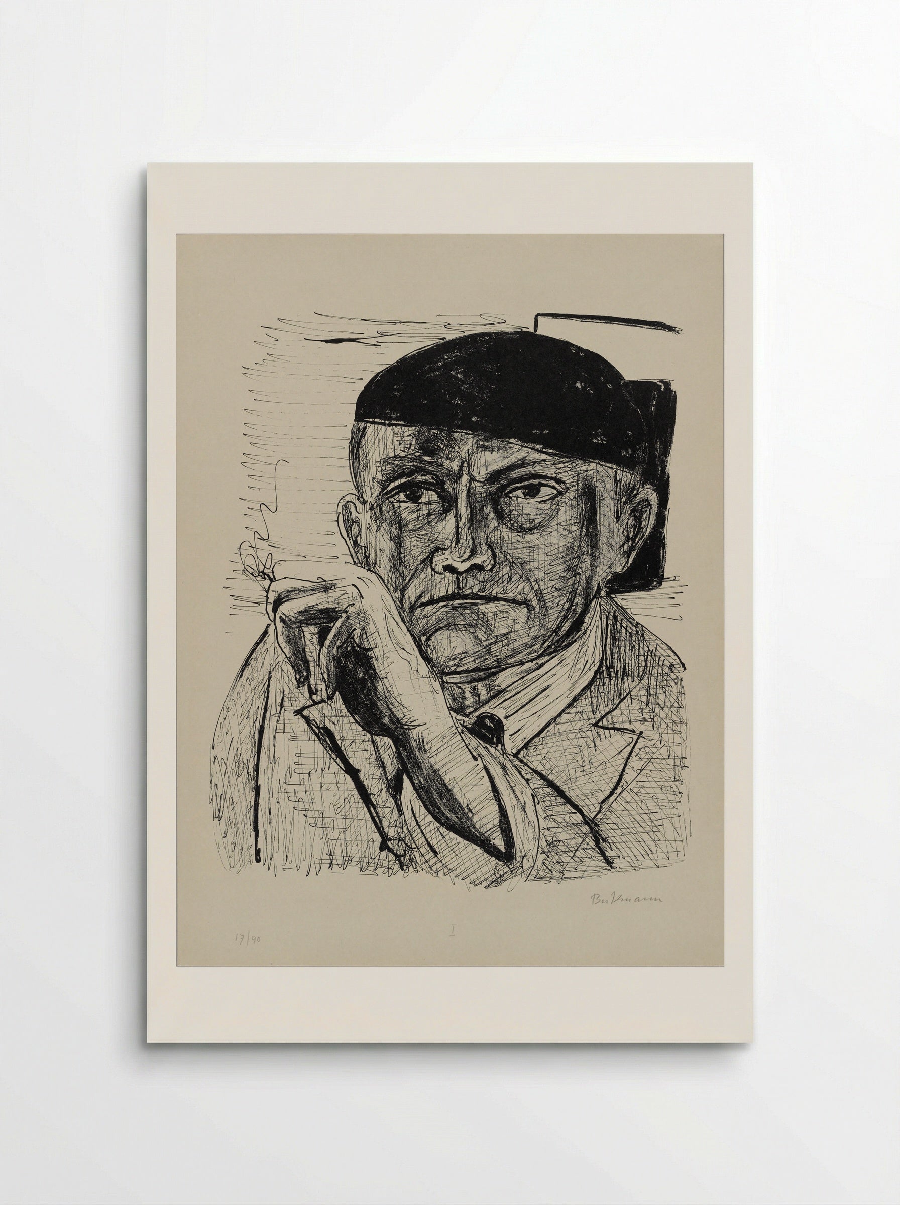 Self-portrait - Max Beckmann - Poster