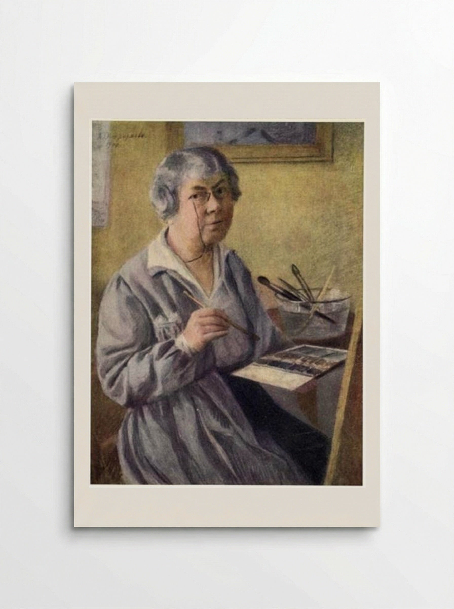 Self-portrait - Anna Ostroumova-Lebedeva - Poster