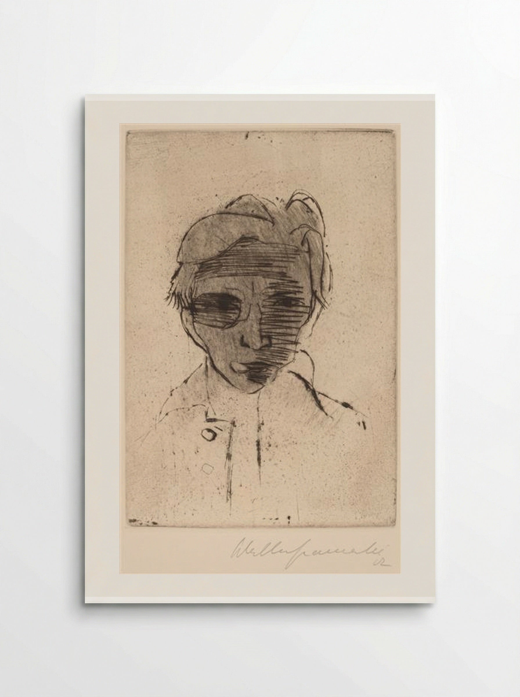 Self-portrait - Walter Gramatté - Poster