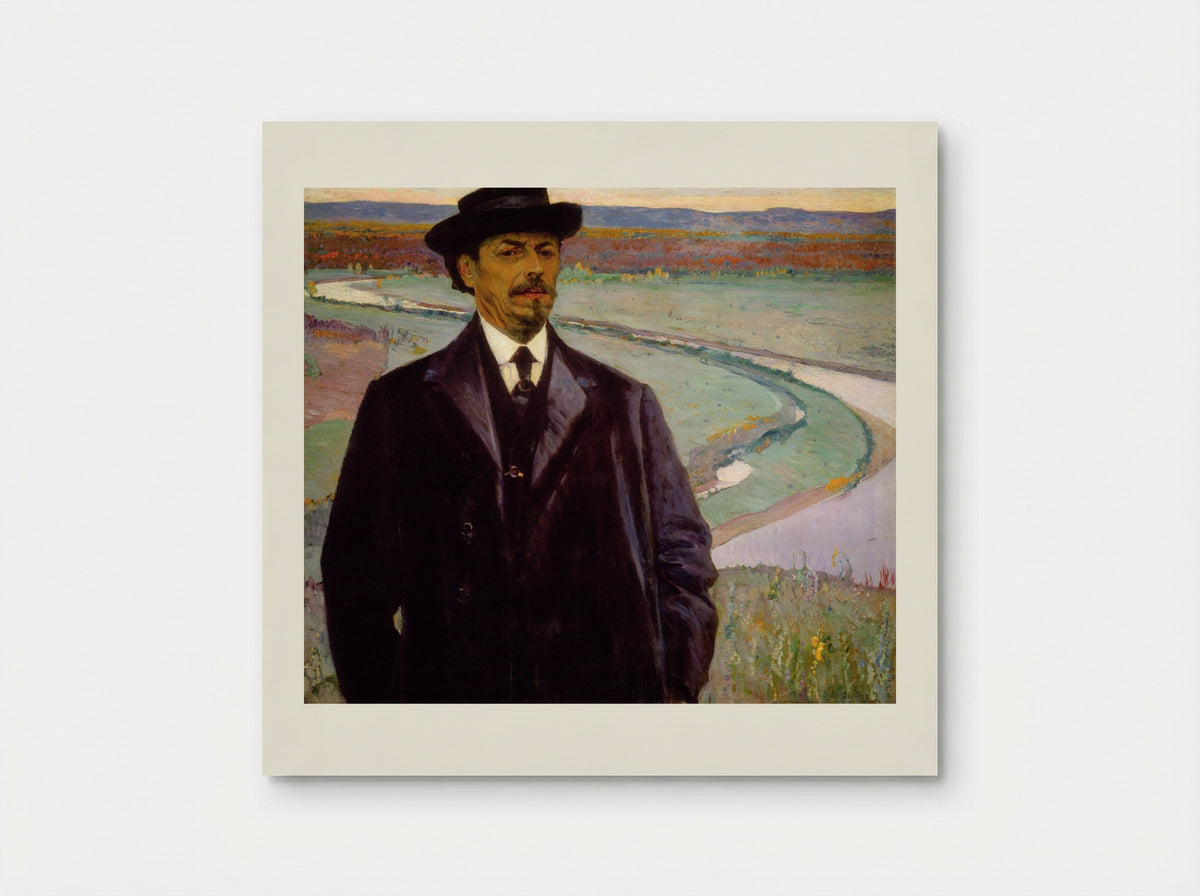 Self-portrait - Mikhail Nesterov - Poster