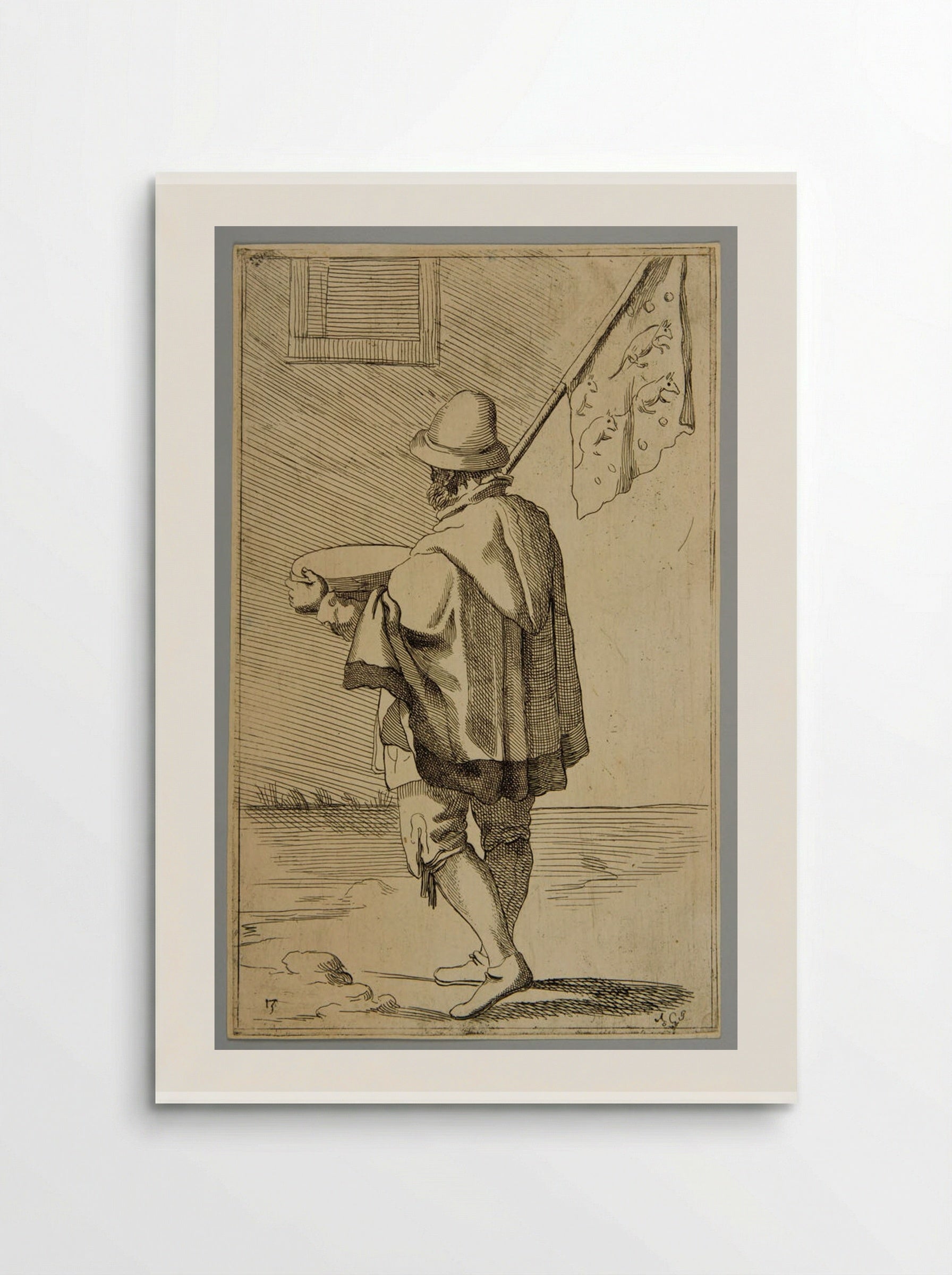 Selling mouse-food!, plate 13 - Simon Guillain - Poster