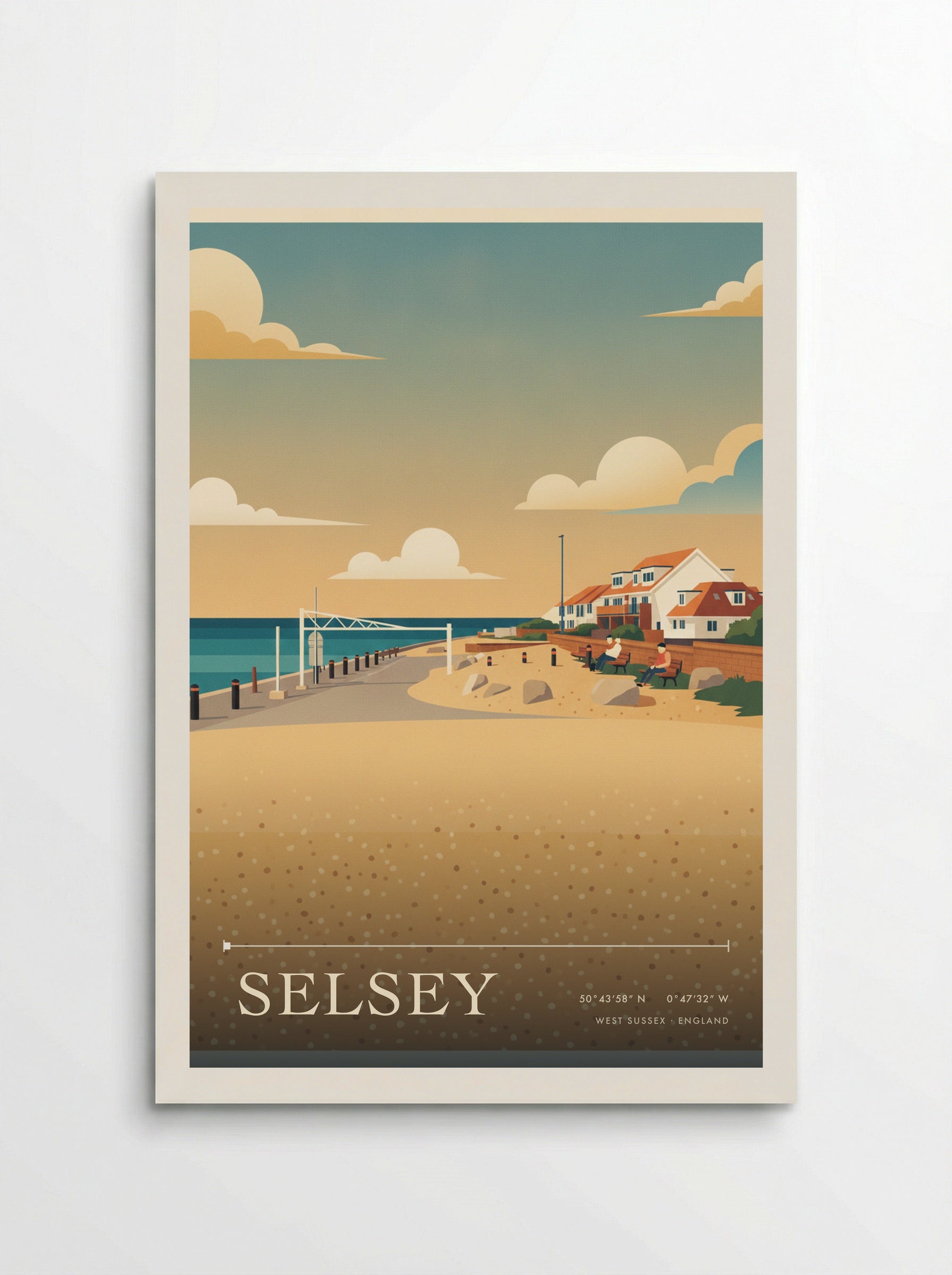 Selsey West Sussex England Travel Poster - Poster