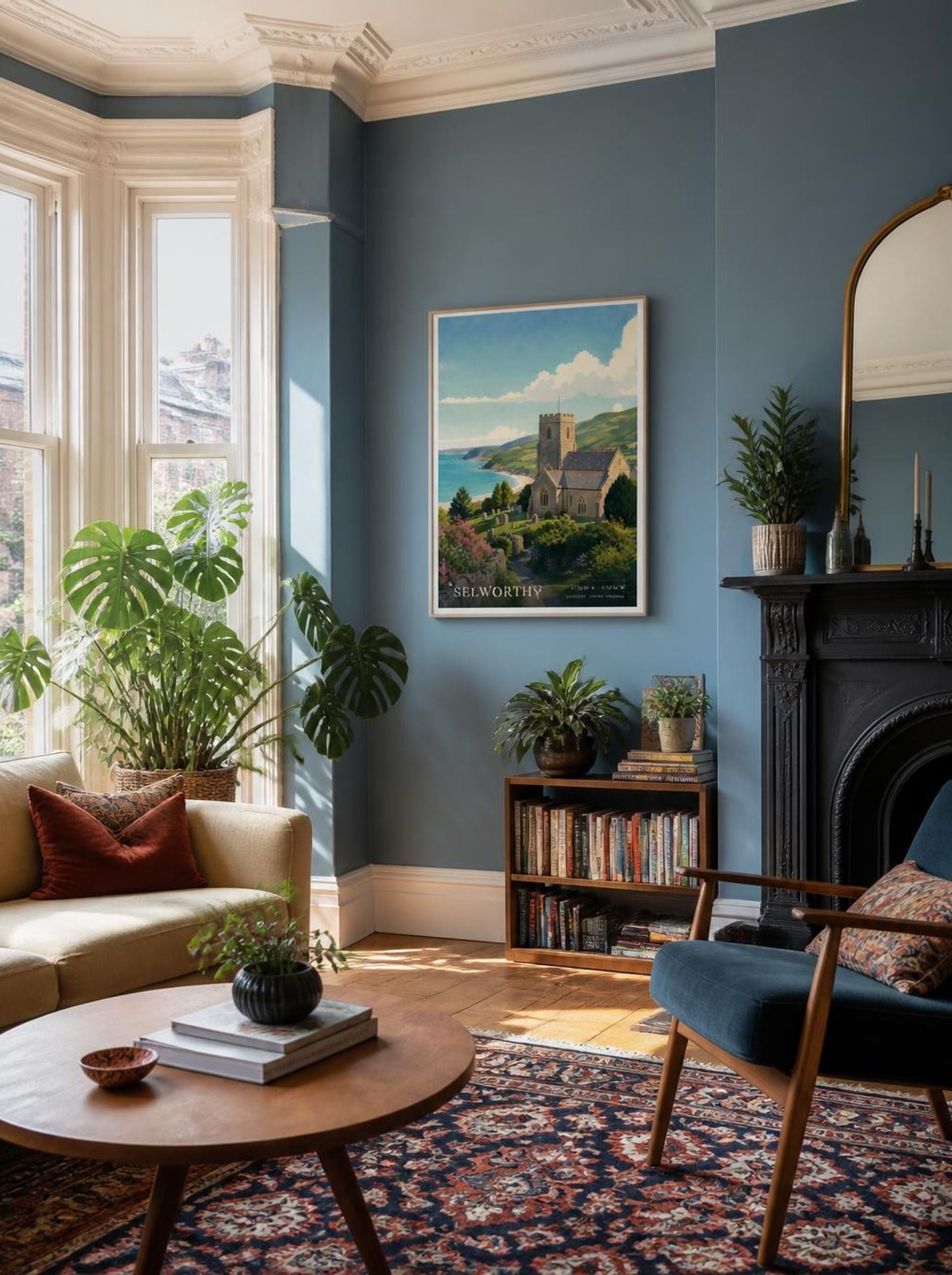 Selworthy Somerset United Kingdom Travel Poster - Lifestyle