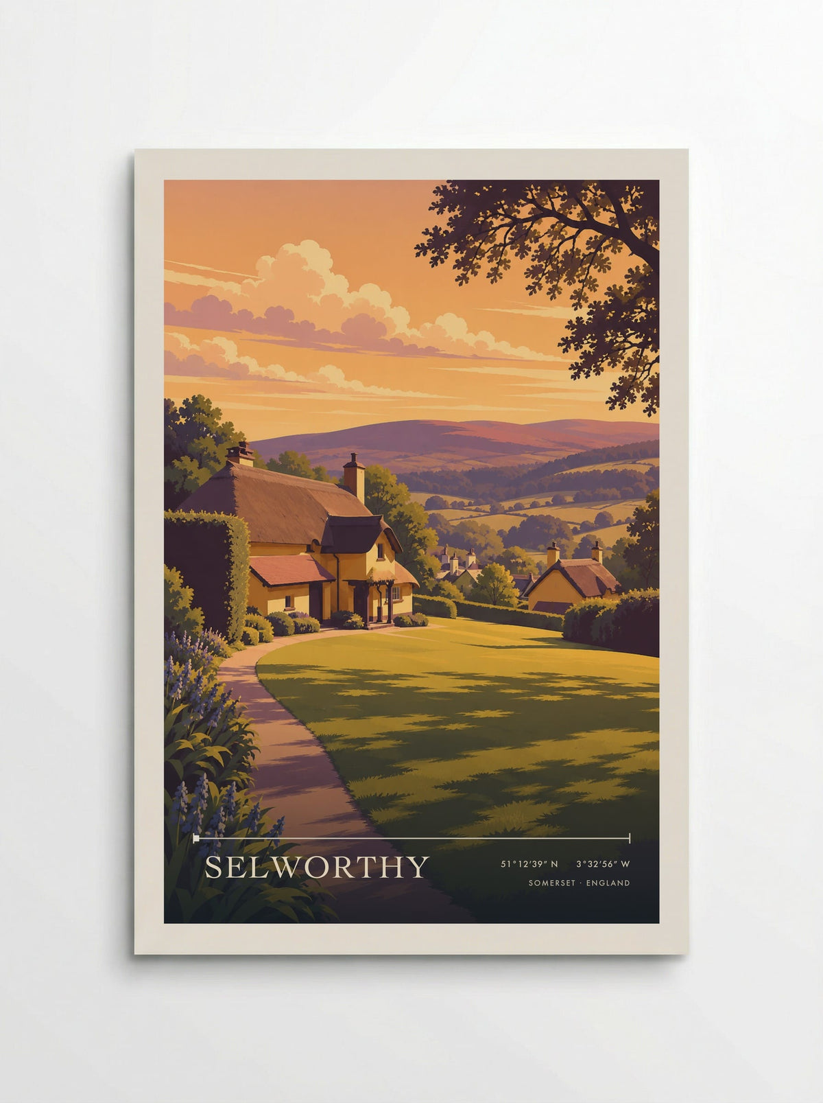 Selworthy, Somerset | Travel Poster - Poster