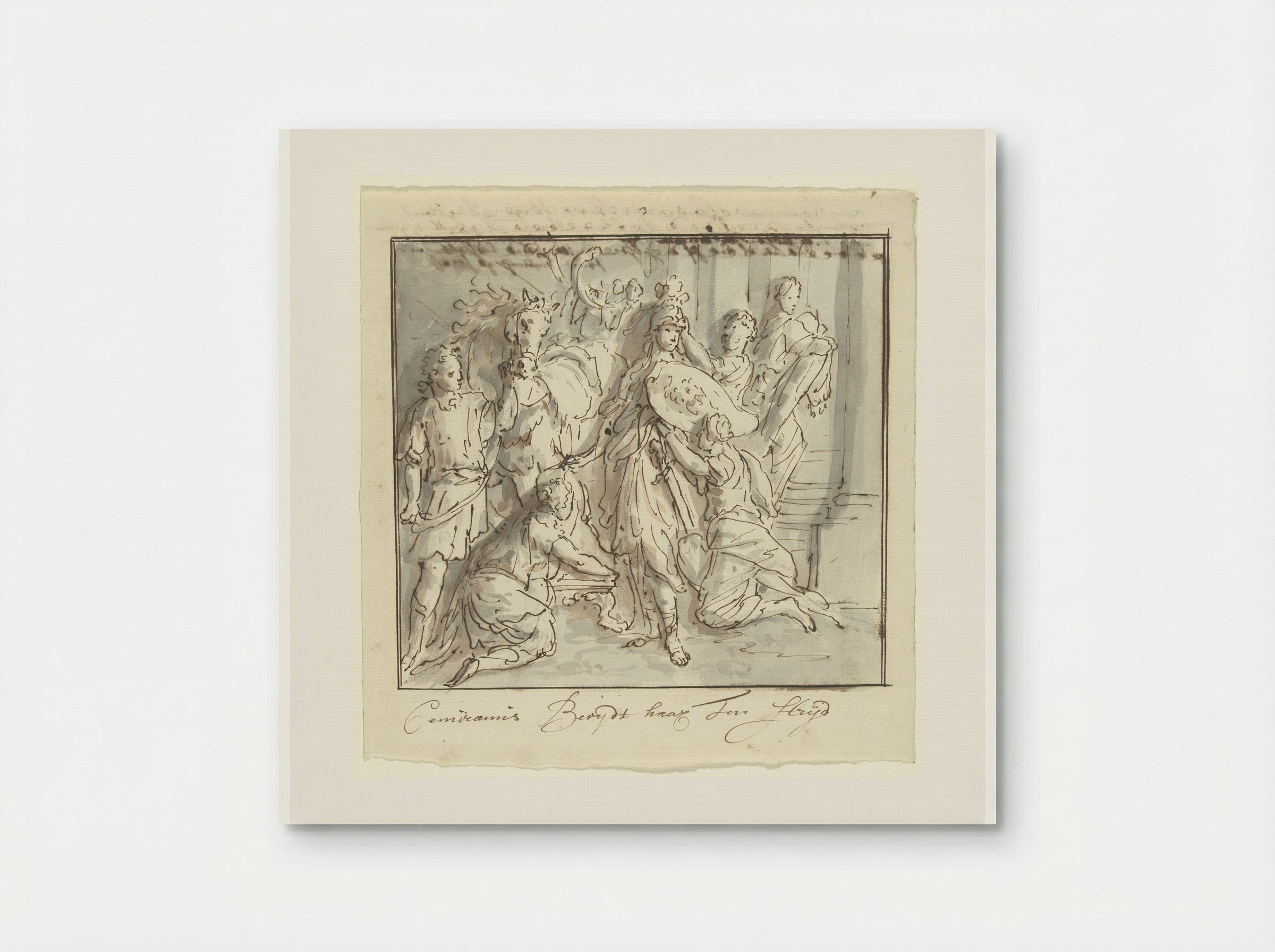Semiramis Prepares for Battle - Elias van Nijmegen - Poster