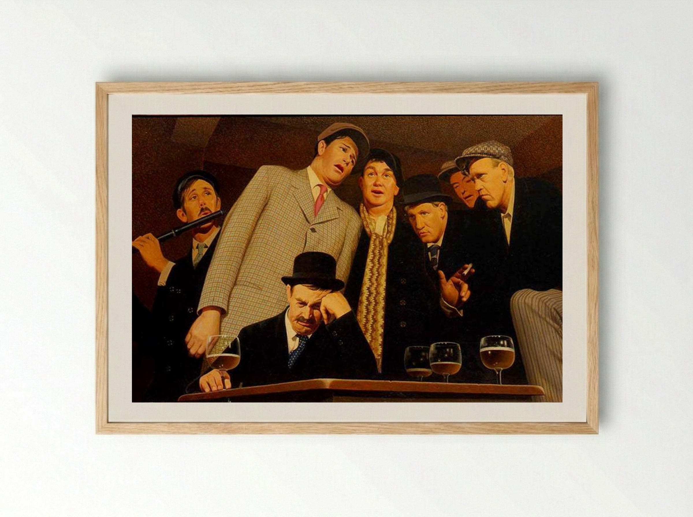 Sentimental Ballad - Grant Wood - Framed Print Wood