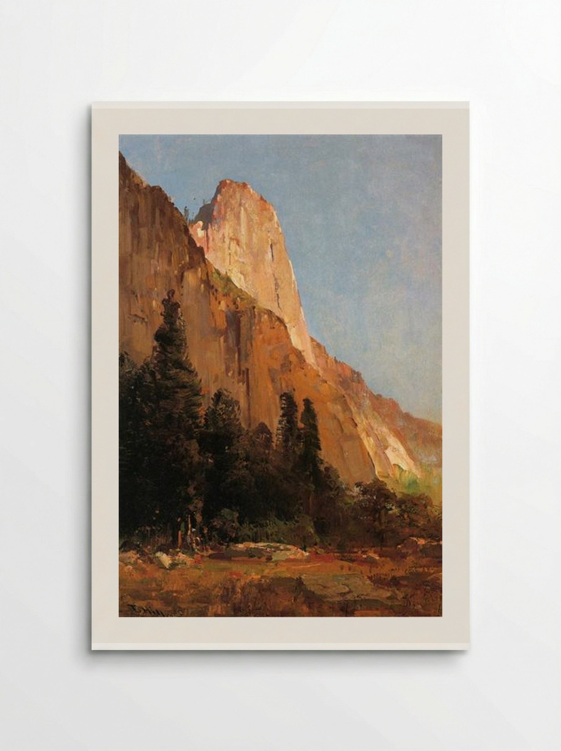 Sentinel Rock, Yosemite - Thomas Hill - Poster