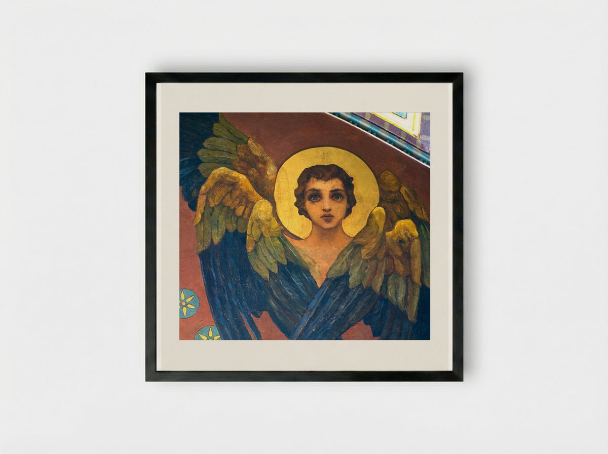 Seraphim - Wilhelm Kotarbinski - Framed Print Black