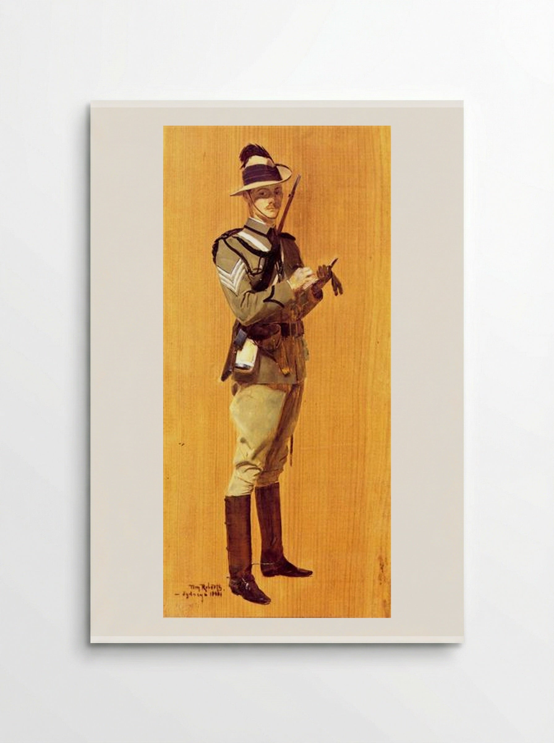 Sergeant R.D. Fraser, Mounted Rifles - Tom Roberts - Poster