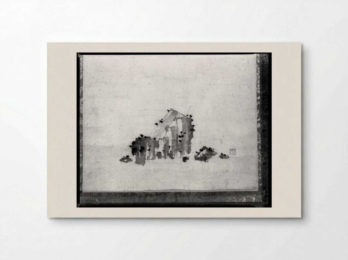 Set of Three Paintings of Rocks - Shōkadō Shōjō - Poster