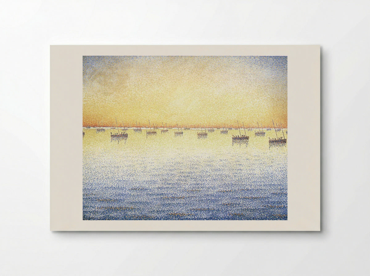 Setting Sun. Sardine Fishing. Adagio - Paul Signac - Poster
