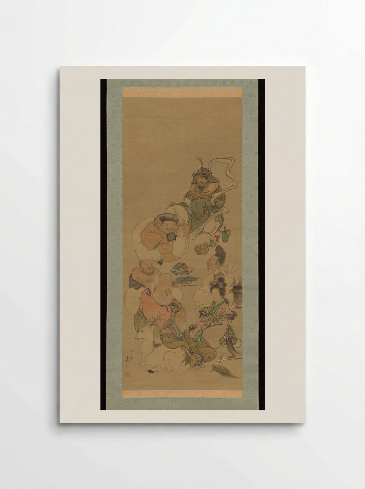 Seven Gods of Good Fortune - Nagasawa Roshū - Poster