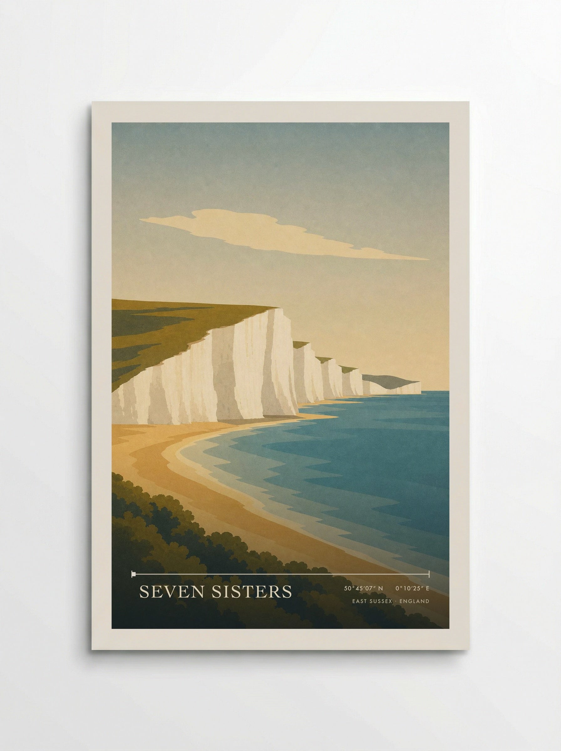 Seven Sisters Travel Poster Artwork - Poster