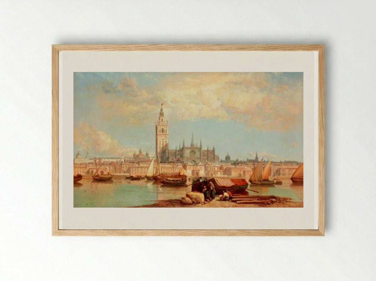 Seville, Spain - James Webb - Framed Print Wood