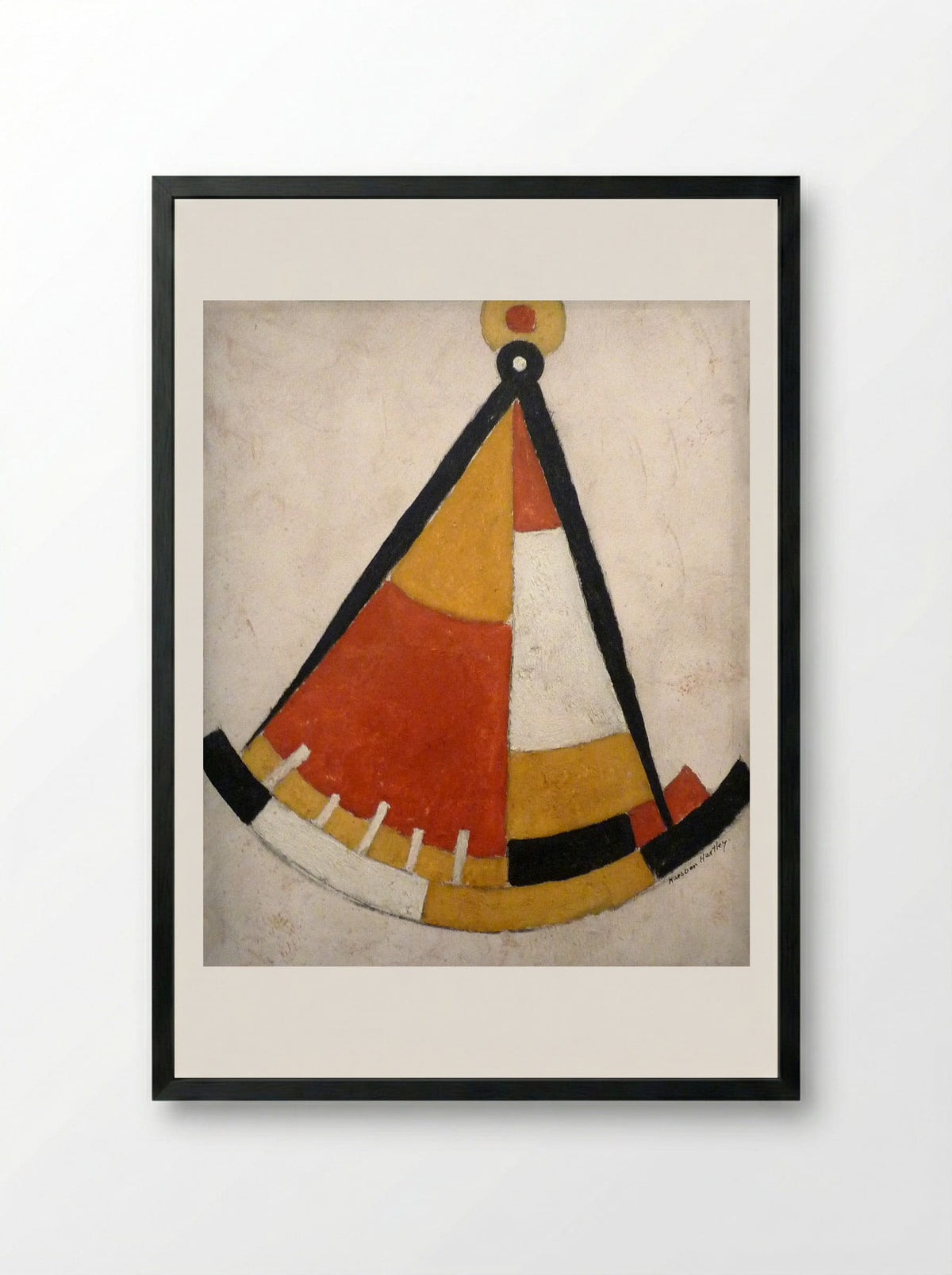 Sextant - Marsden Hartley - Framed Print Black
