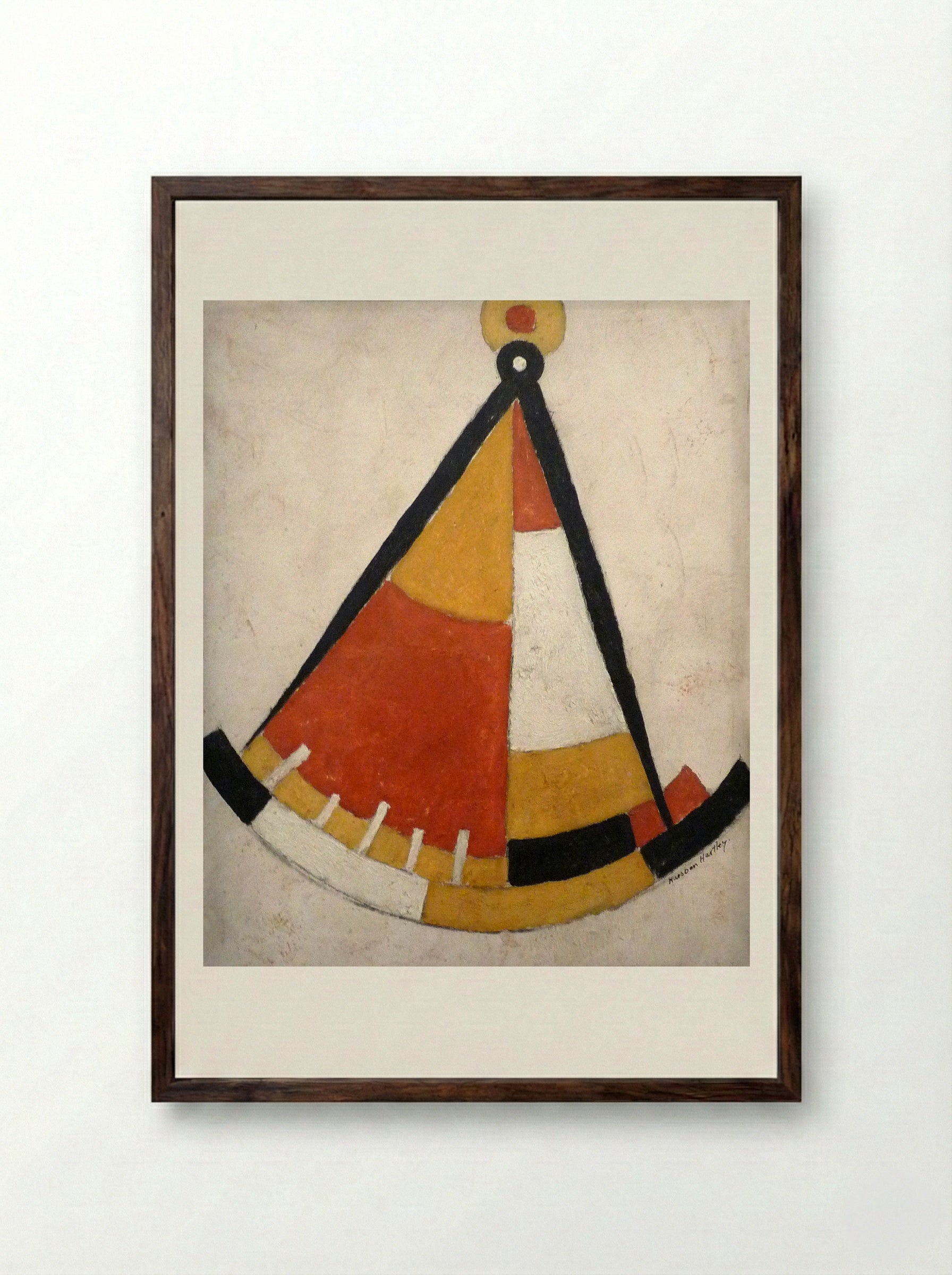 Sextant - Marsden Hartley - Framed Print Dark Wood