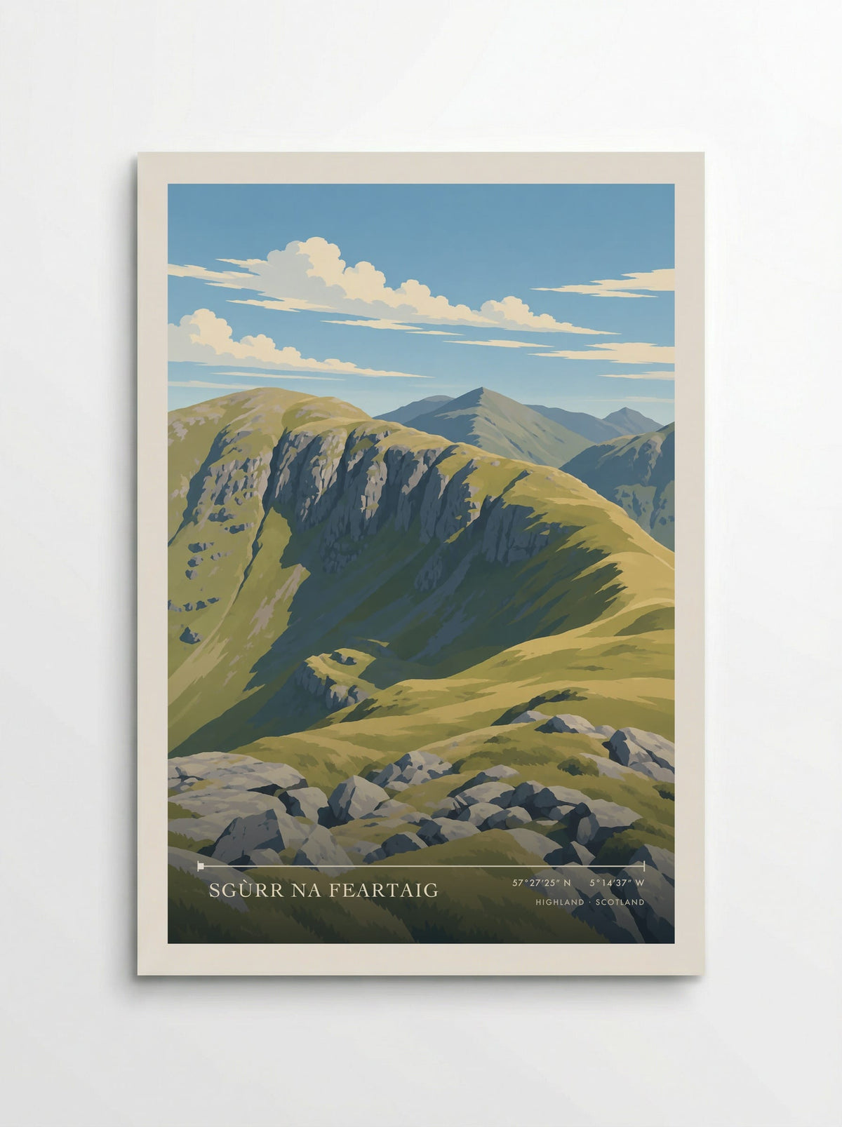 Sgùrr na Feartaig, Highland | Travel Poster - Poster