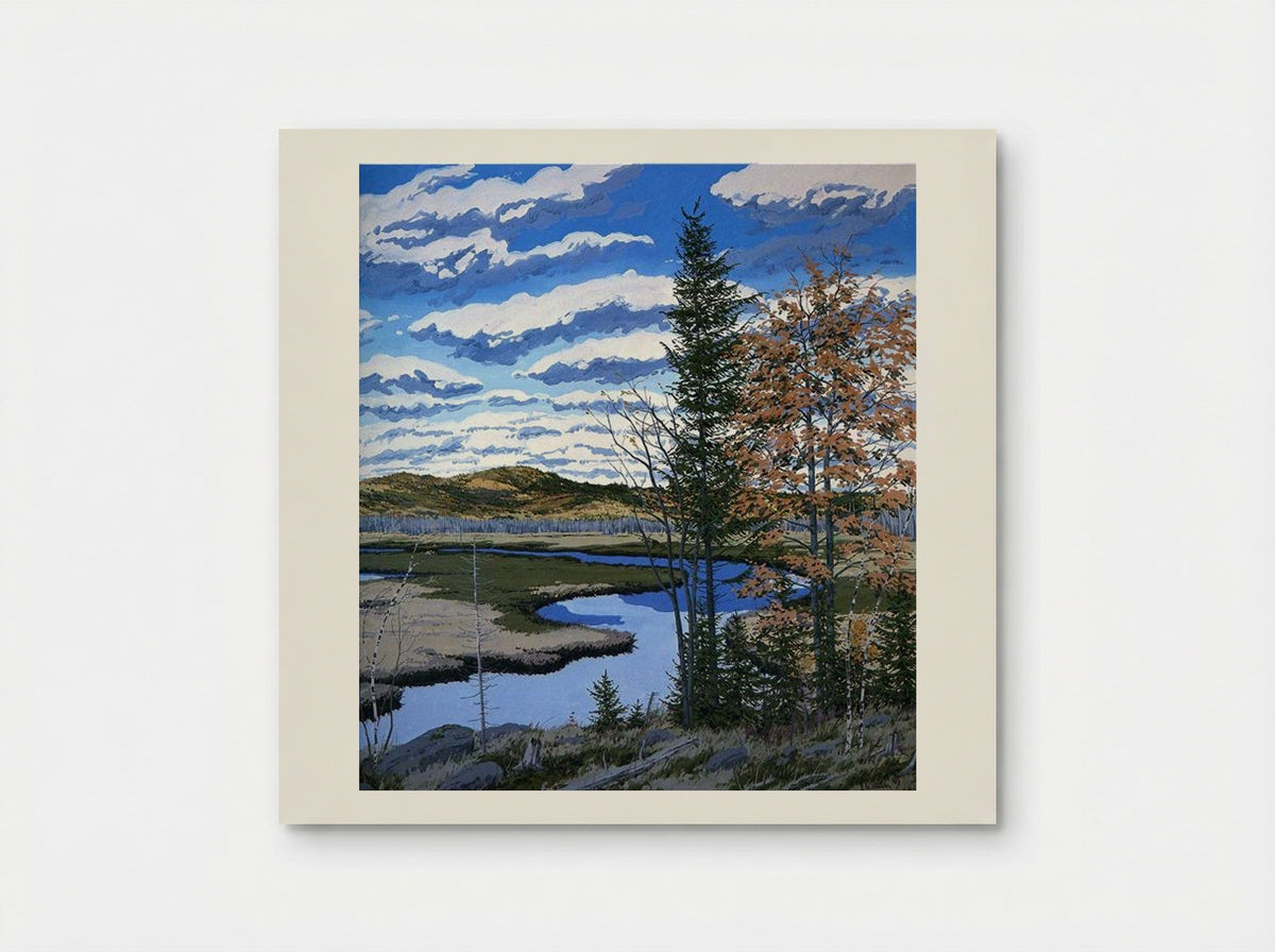 Shadow on Brigg's Meadow - Neil Welliver - Poster