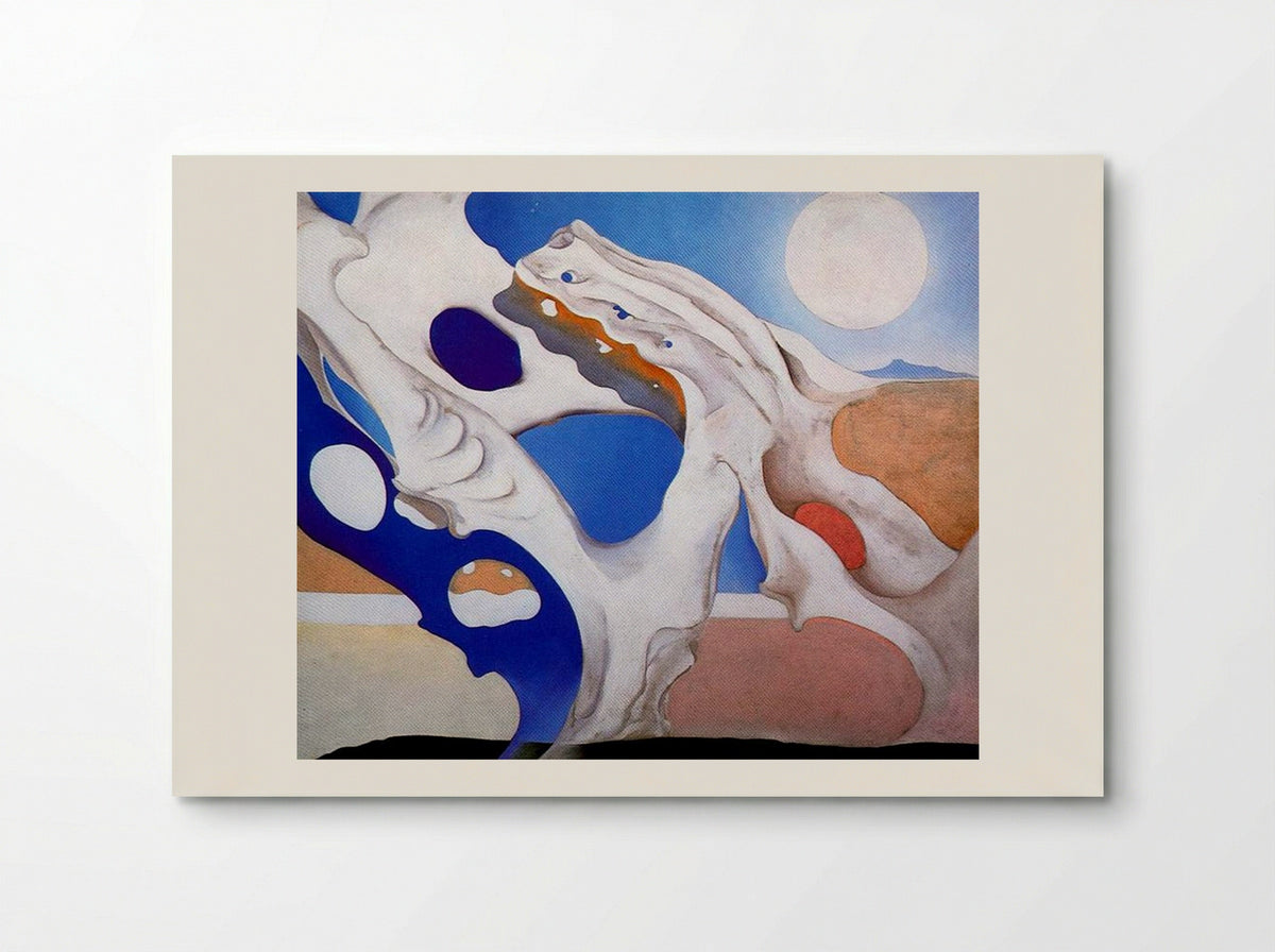 Shadow with Pelvis and Moon - Georgia O'Keeffe - Poster