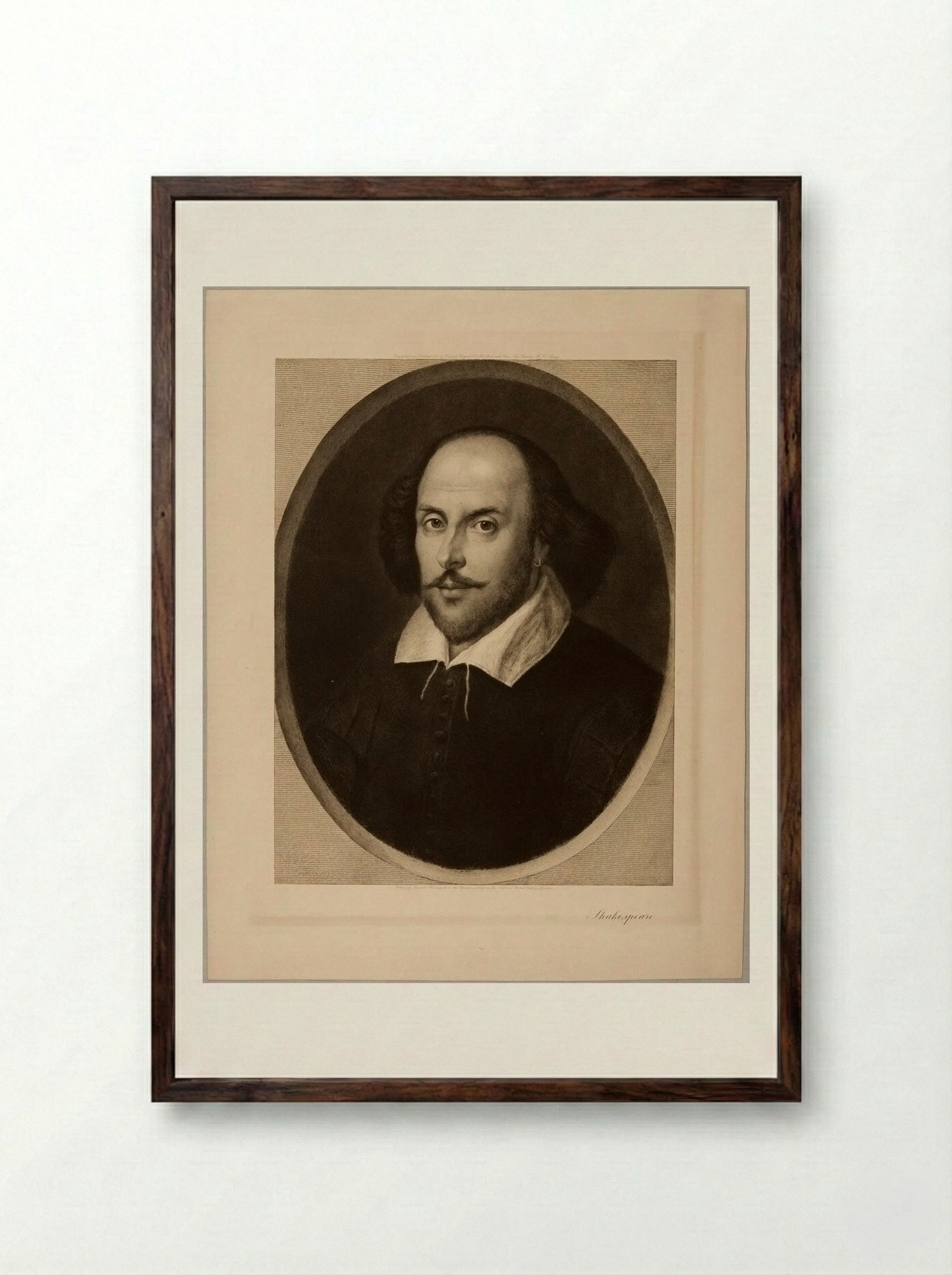 Shakespeare - Léopold Flameng - Framed Print Dark Wood