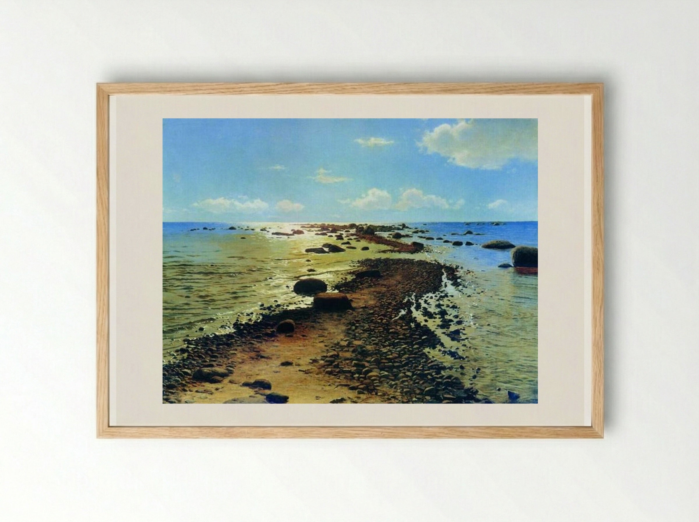 Shallow - Volodymyr Orlovsky - Framed Print Wood
