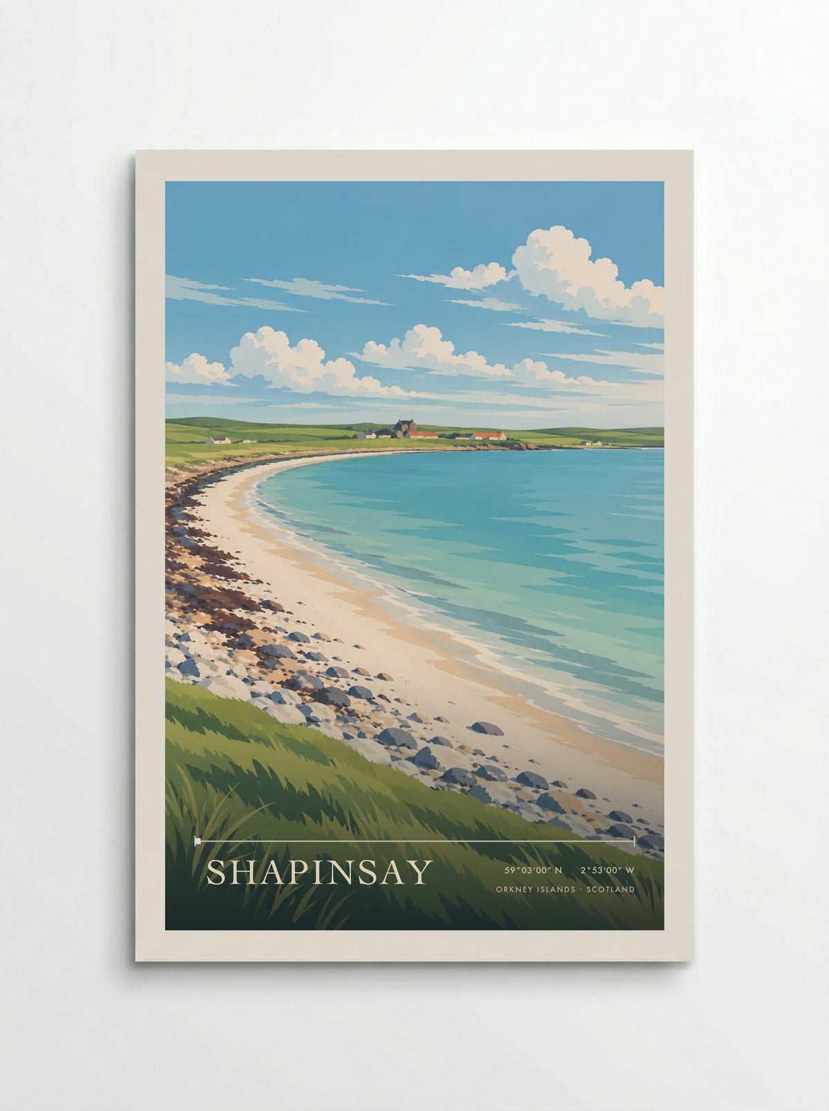 Shapinsay, Orkney Islands | Travel Poster - Poster