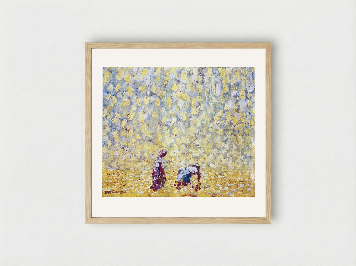 Sheaf binders - Kees van Dongen - Framed Print Wood