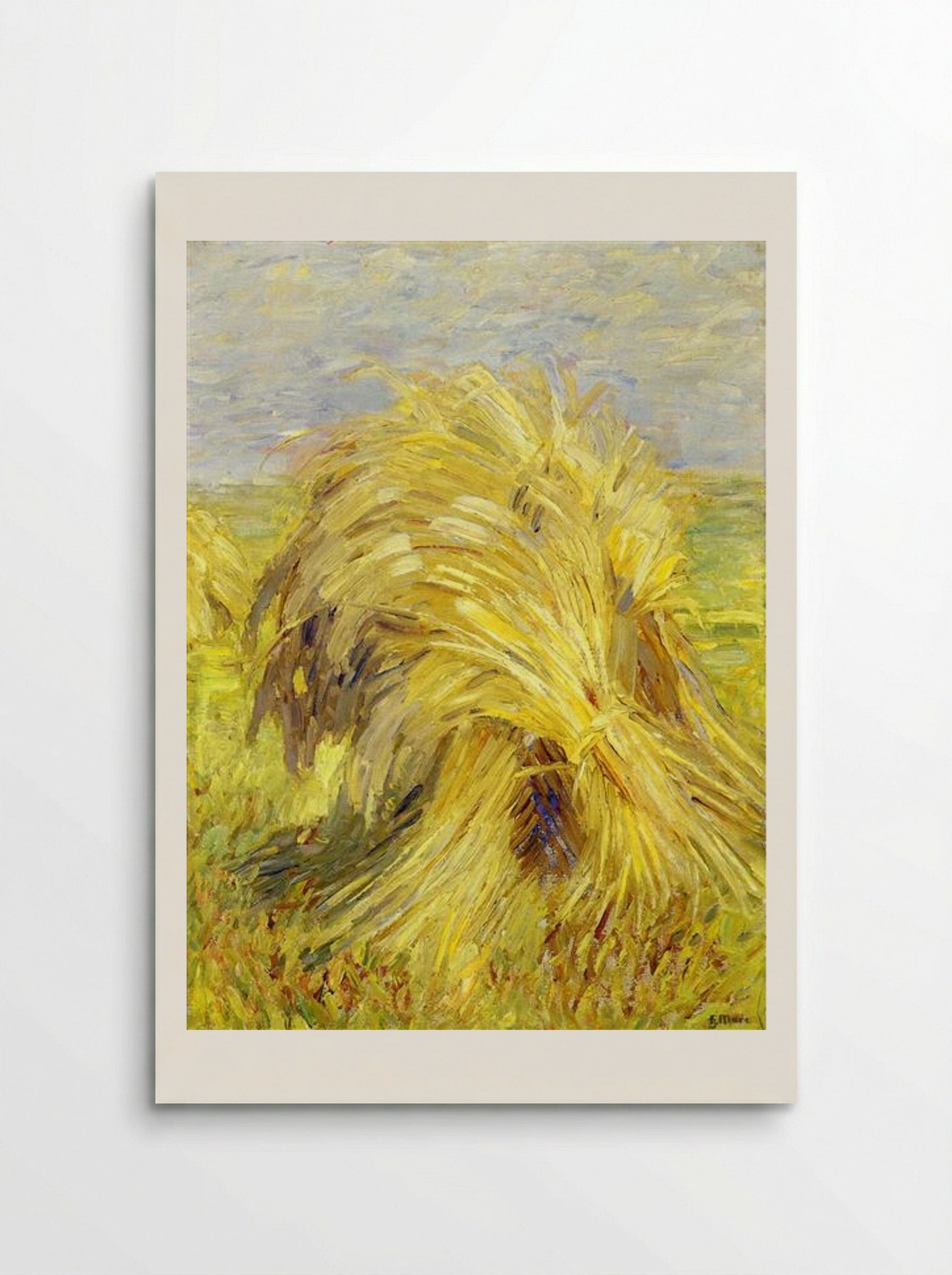 Sheaf of Grain - Franz Marc - Poster