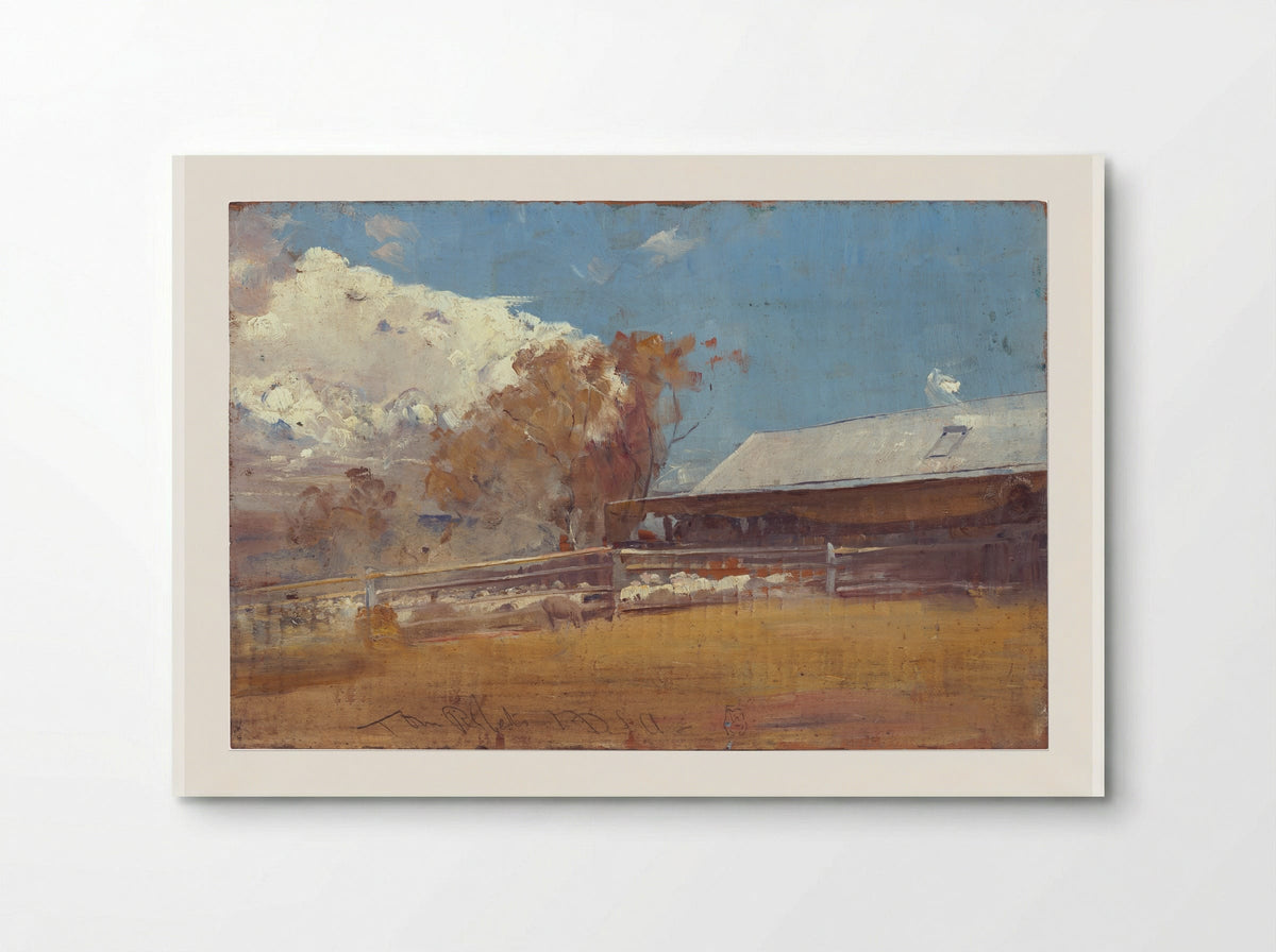 Shearing Shed, Newstead - Tom Roberts - Poster