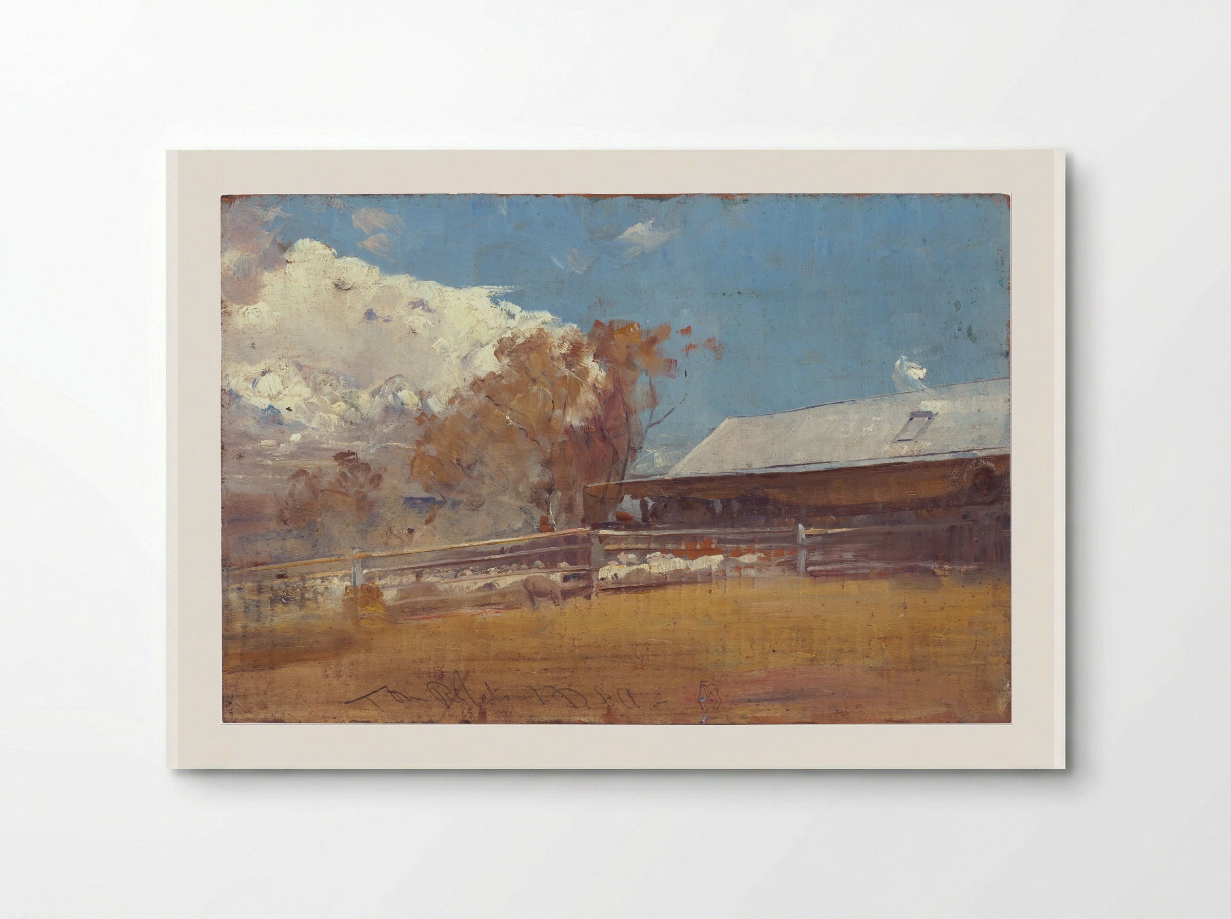 Shearing Shed, Newstead - Tom Roberts - Poster