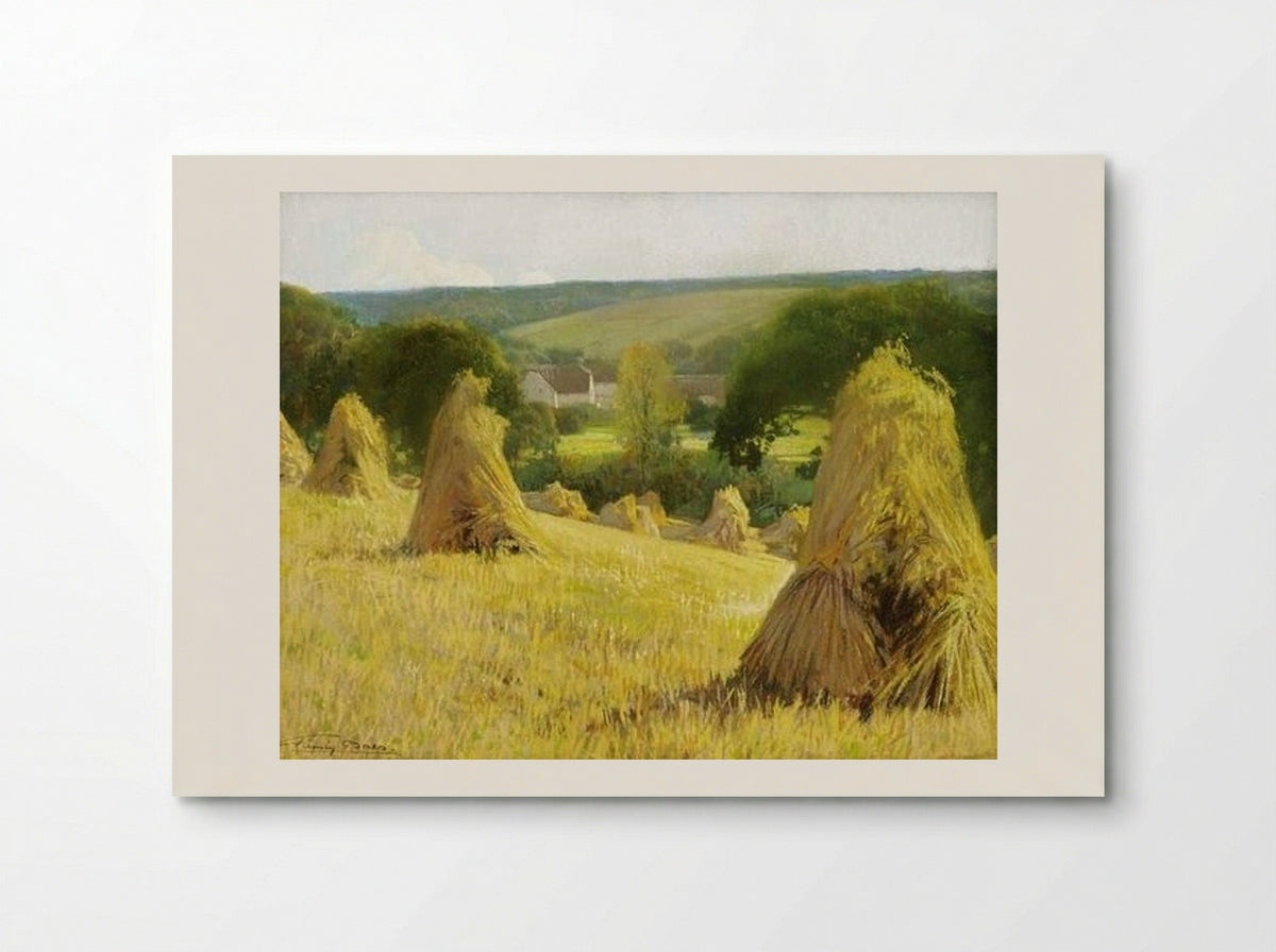 Sheaves of Corn - Firmin Baes - Poster