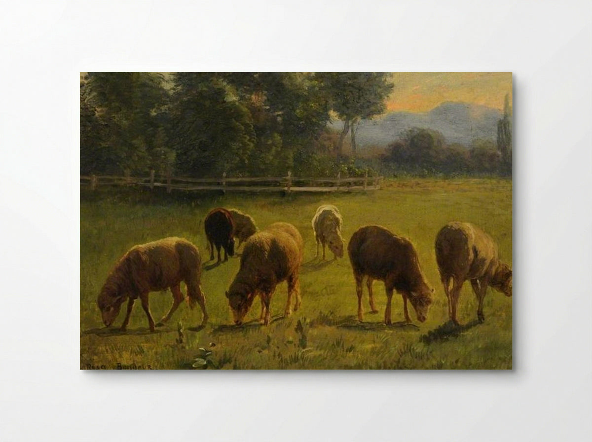 Sheep in a Meadow - Rosa Bonheur - Poster