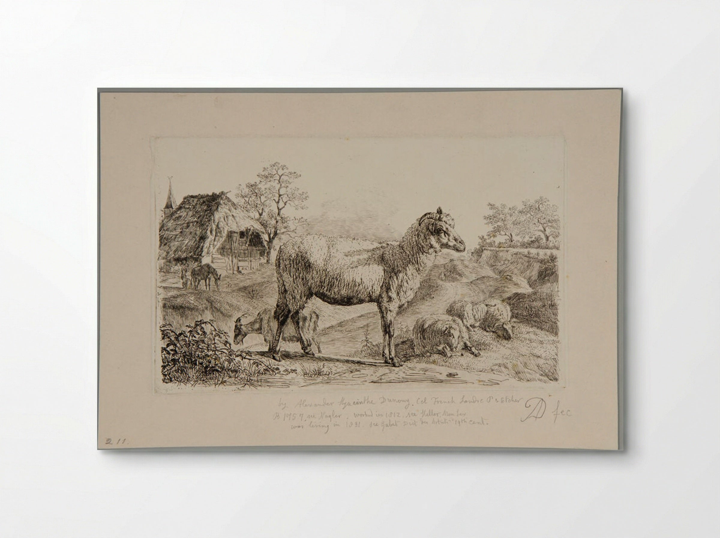 Sheep - Alexandre Hyacinthe Dunouy - Poster