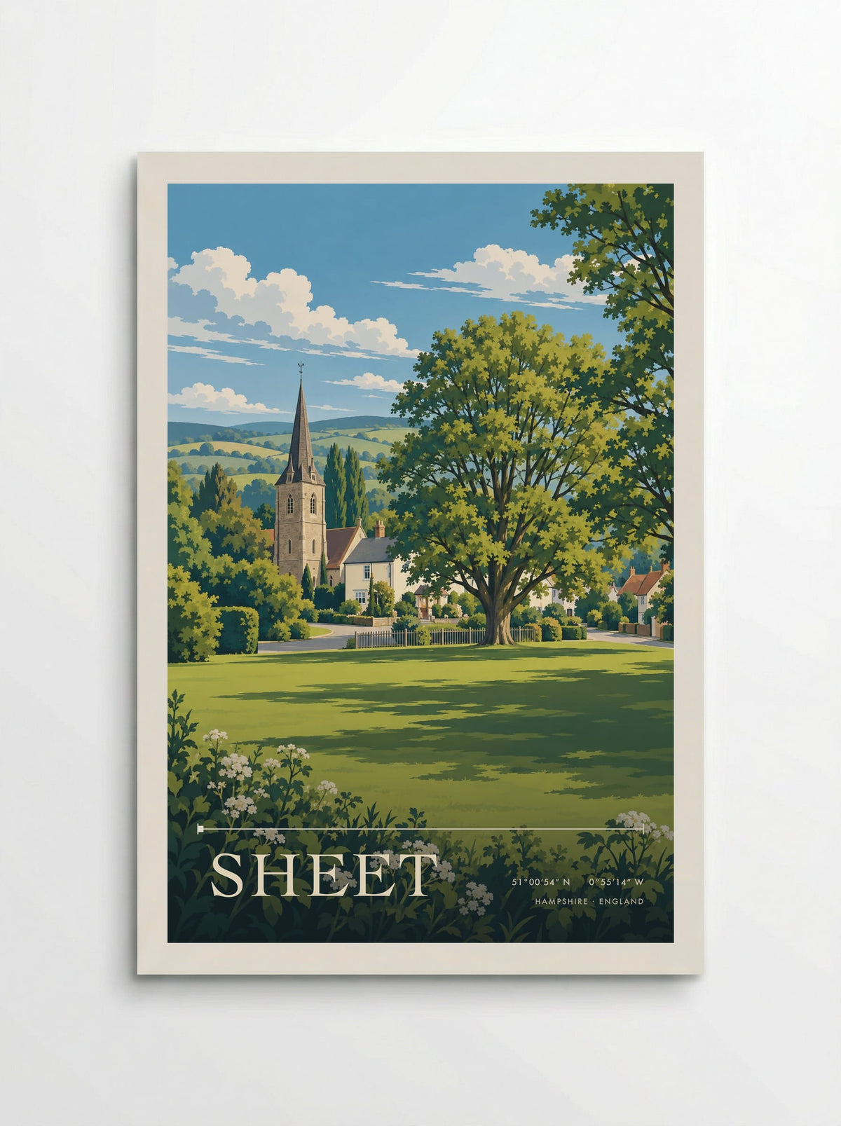 Sheet, Hampshire | Travel Poster - Poster