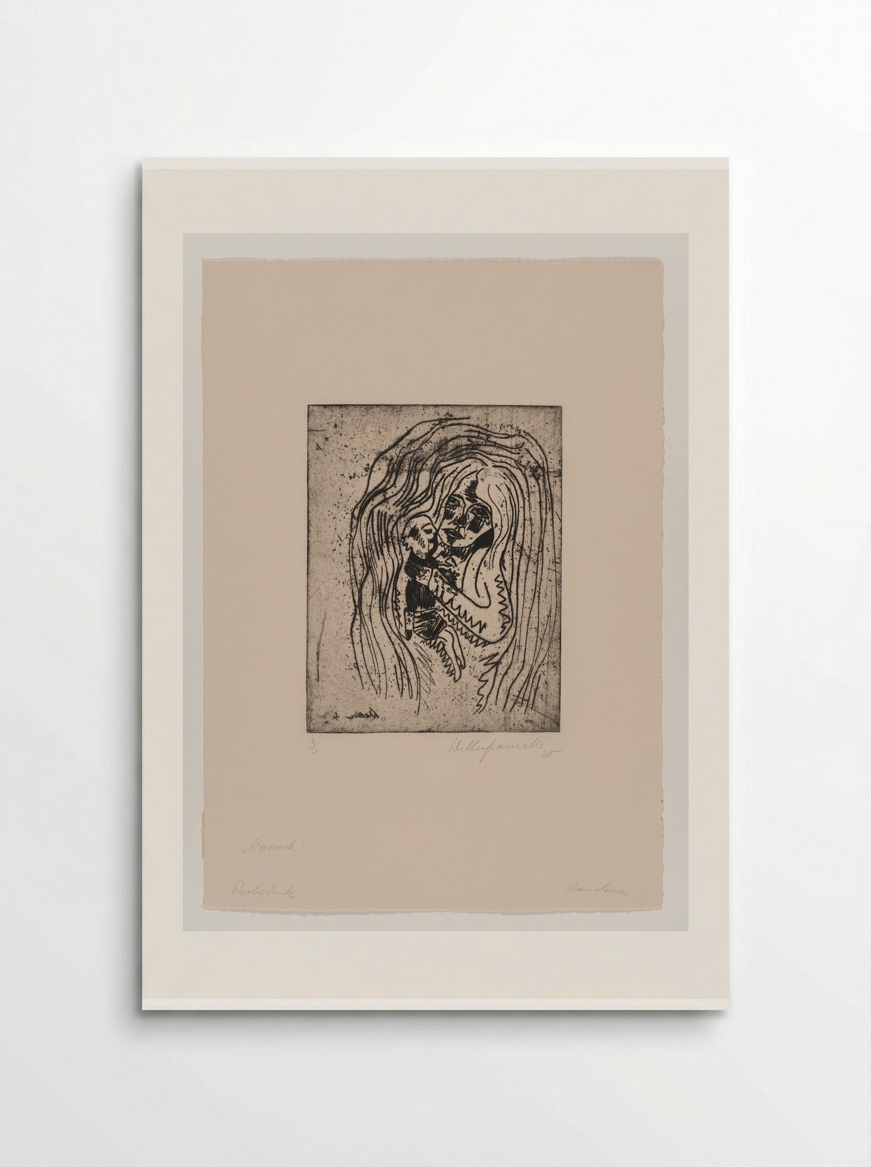 Sheet III, Mary with the Boy in Her Arms - Walter Gramatté - Poster