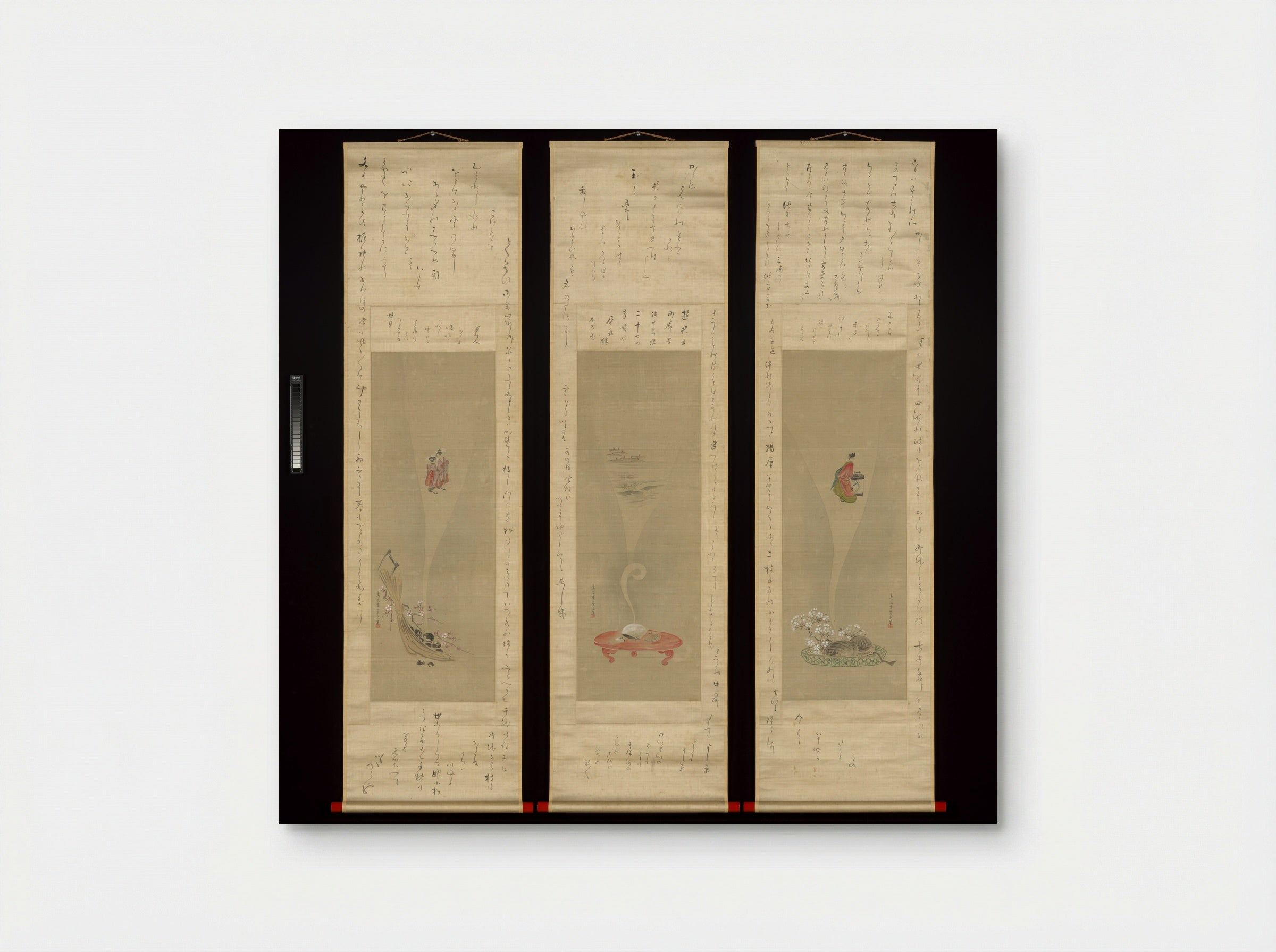 Shellfish and Apparitions of the Yoshiwara Pleasure Quarter - Chōbunsai Eishi - Poster