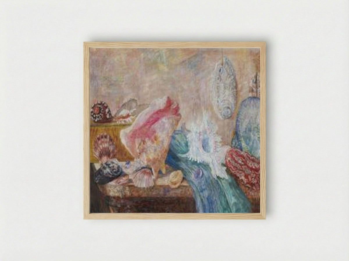 Shells and Shellfish - James Ensor - Framed Print Wood