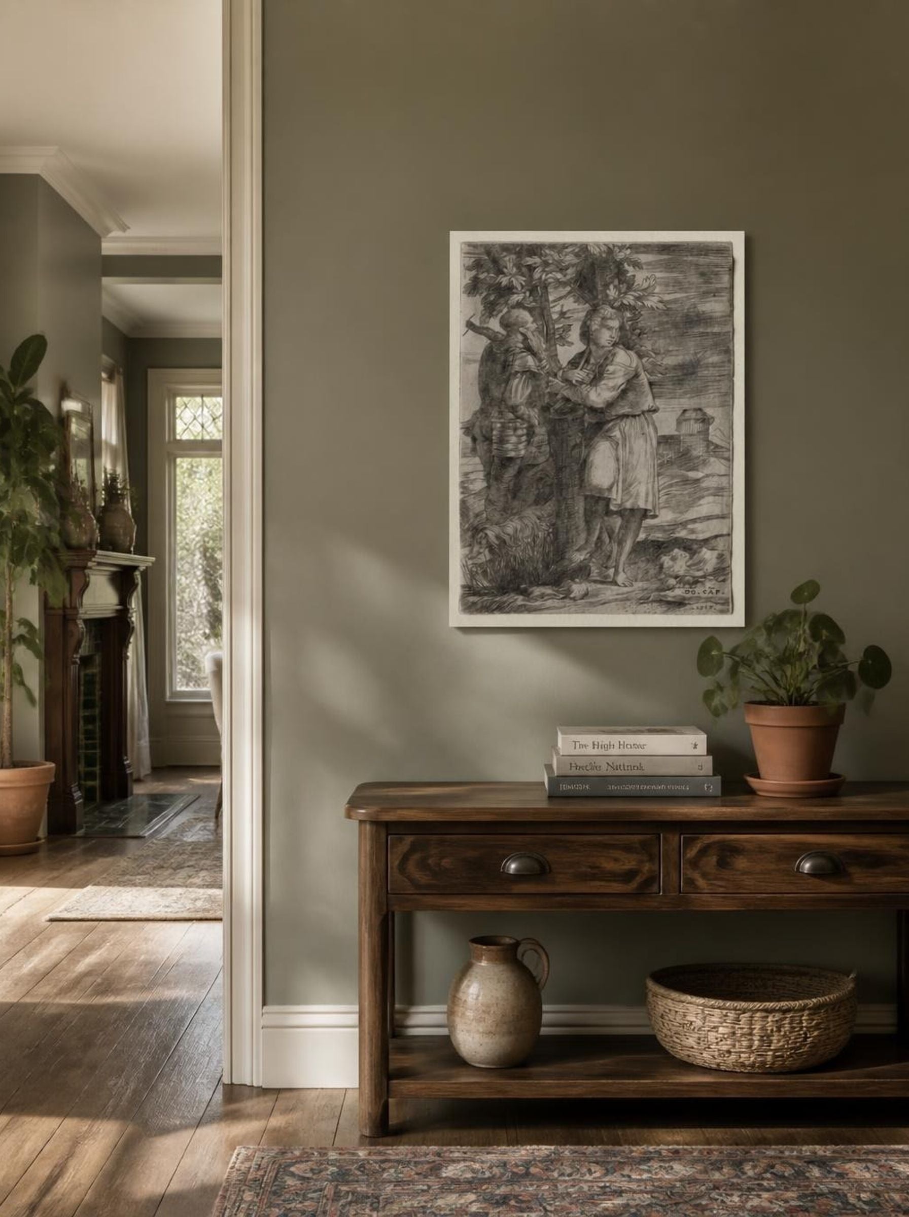 Shepherd and Old Warrior - Domenico Campagnola - Lifestyle