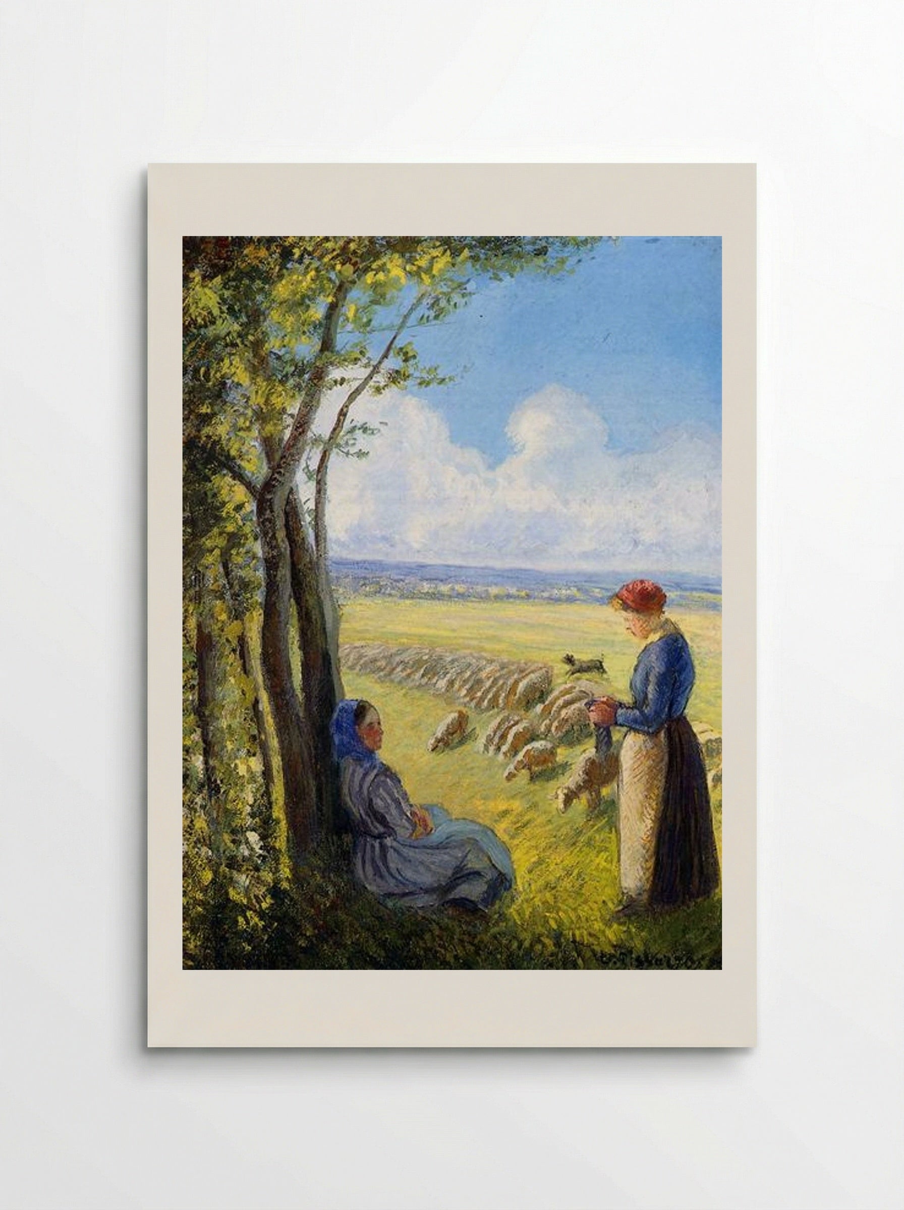 Shepherd - Camille Pissarro - Poster