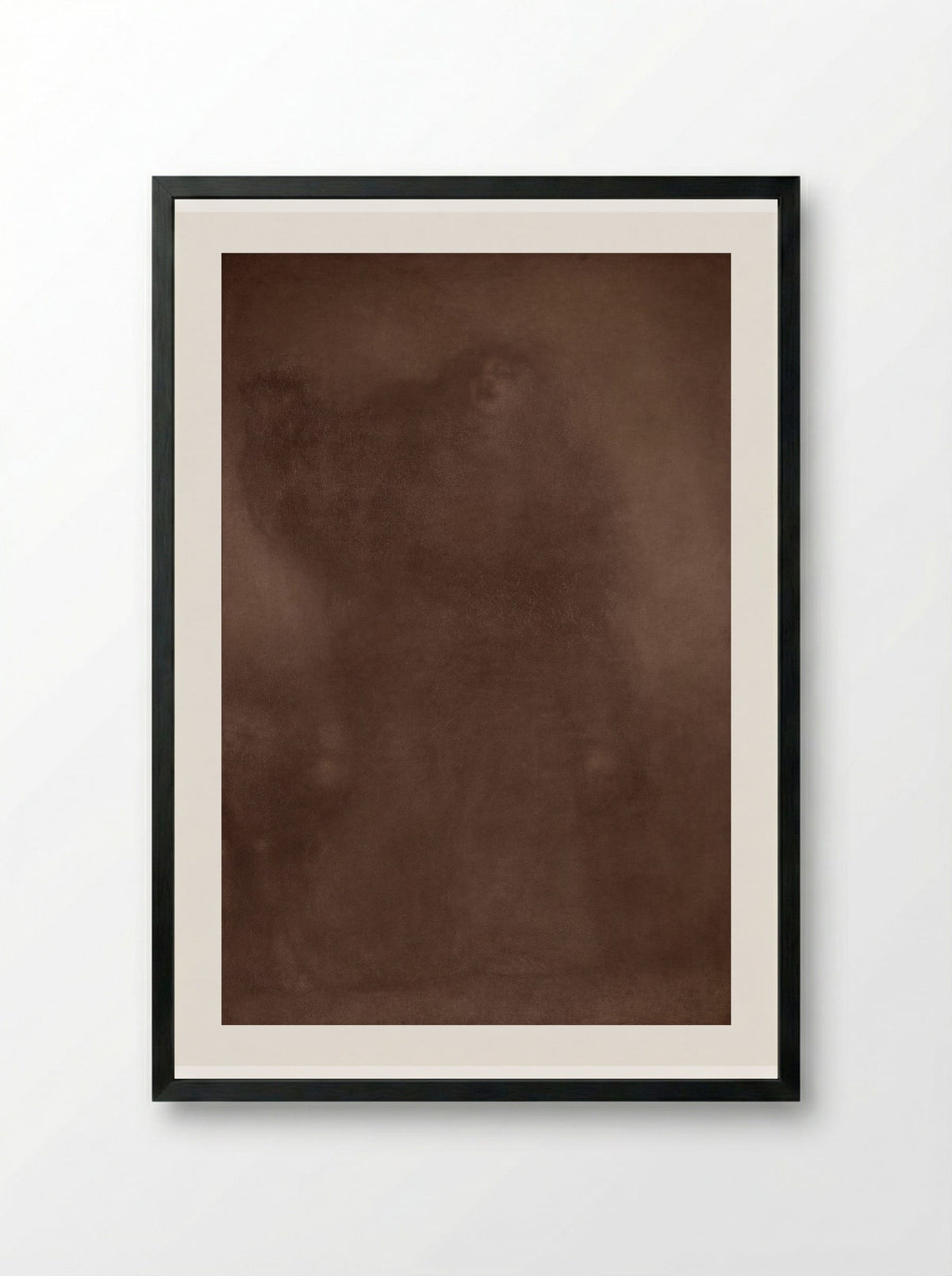 Shepherdess (Monumental Conception of Humanity) - Matthijs Maris - Framed Print Black